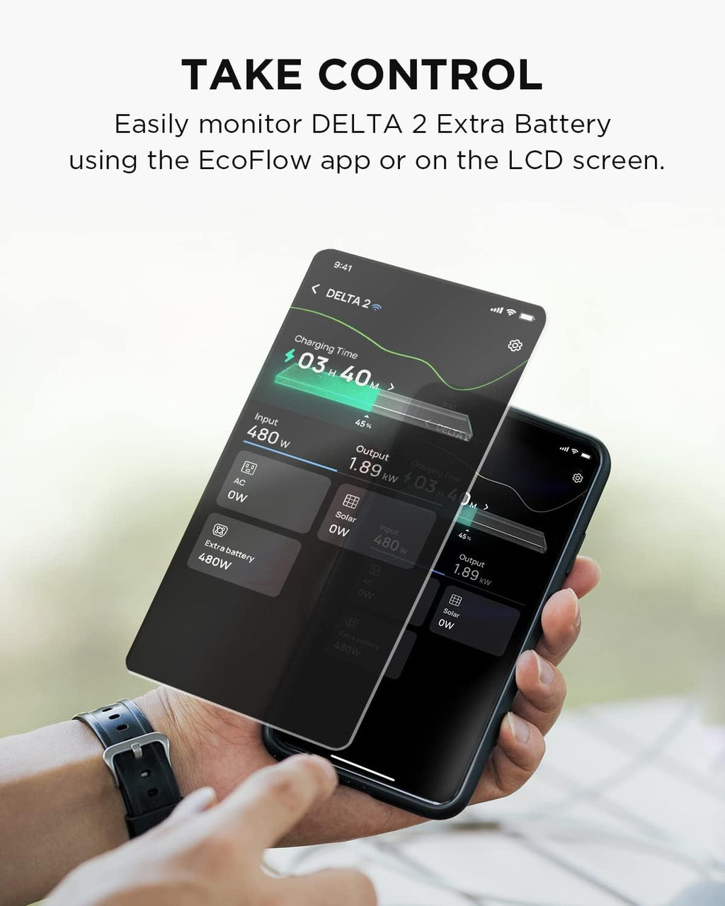 EF ECOFLOW DELTA 2 Smart Extra Battery  1024Wh LiFePO4 Expansion Battery for Power Station DELTA2