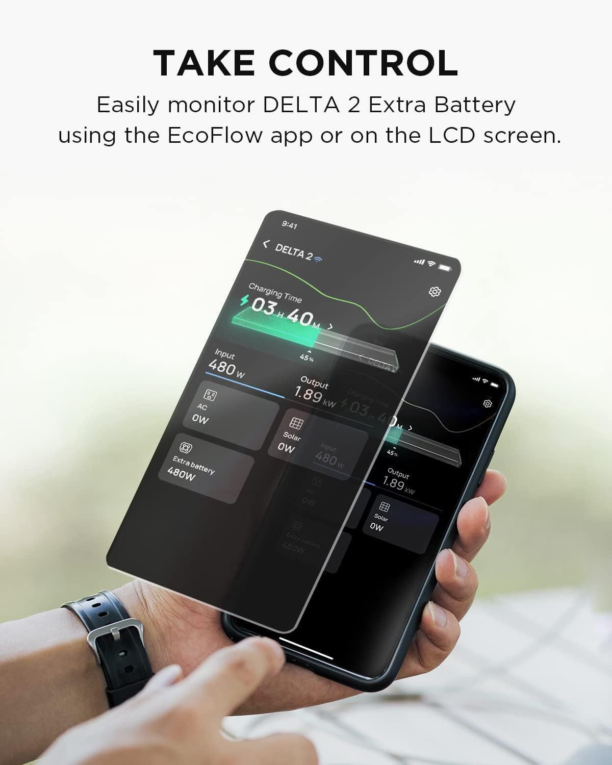 EF ECOFLOW DELTA 2 Smart Extra Battery  1024Wh LiFePO4 Expansion Battery for Power Station DELTA2
