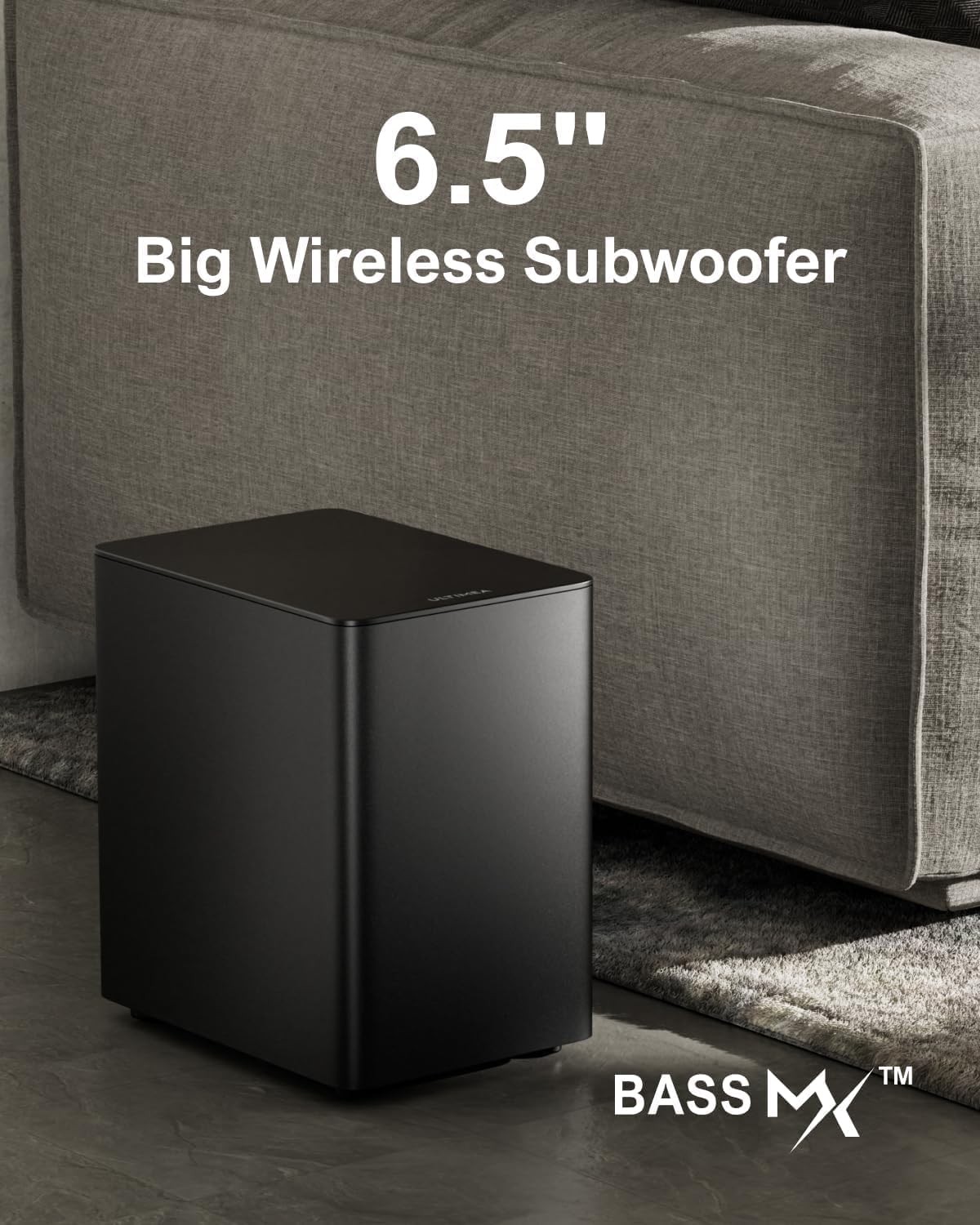 ULTIMEA 7.1 Surround Sound System for TV with Dolby Atmos  460W Sound Bar for TV with 6.5" Subwoofer  APP Control  4 Wired Surround Speakers  Home Theater Sound System  Poseidon D80 (2025 Upgrade)