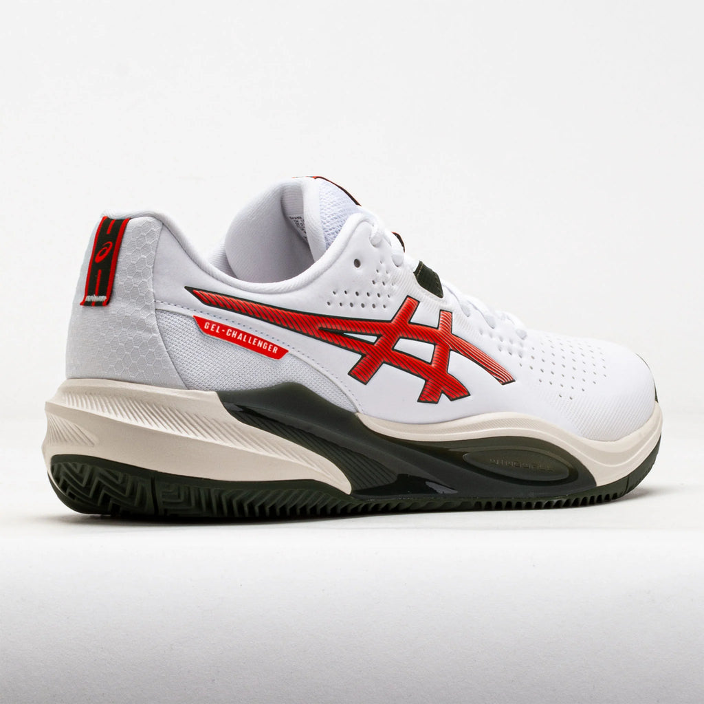 ASICS GEL-Challenger 15 Clay Men's White/Cherry Tomato
