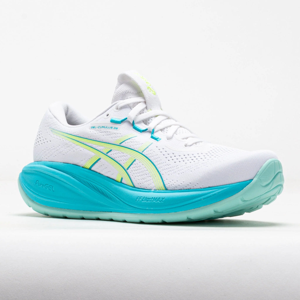 ASICS GEL-Cumulus 28 Women's White/Energy Aqua