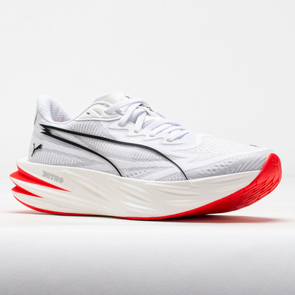 Puma Deviate Pure NITRO Men's White/Ultra Red/Silver