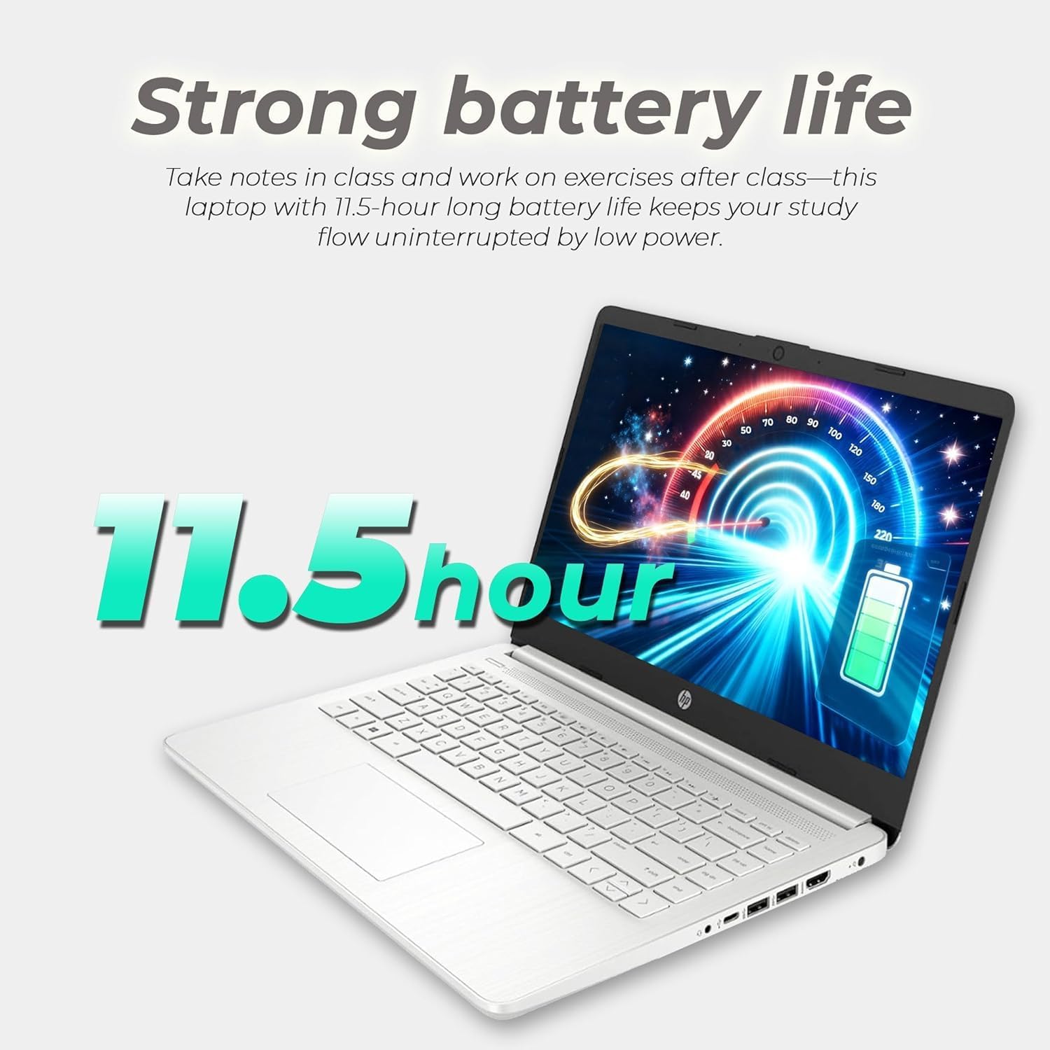 HP Ultrabook Laptop with Copilot AI & Office 365 • Intel High Performance CPU • 32GB RAM • 2.1TB Storage (1.1TB SSD and 1TB OneDrive) • Windows 11 w/o Earbuds