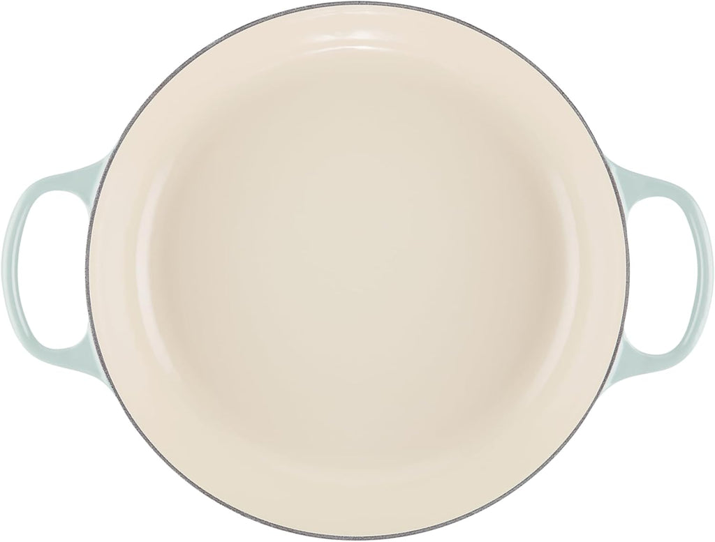 Le Creuset Enameled Cast Iron Signature Braiser, 3.5 qt., Sea Salt