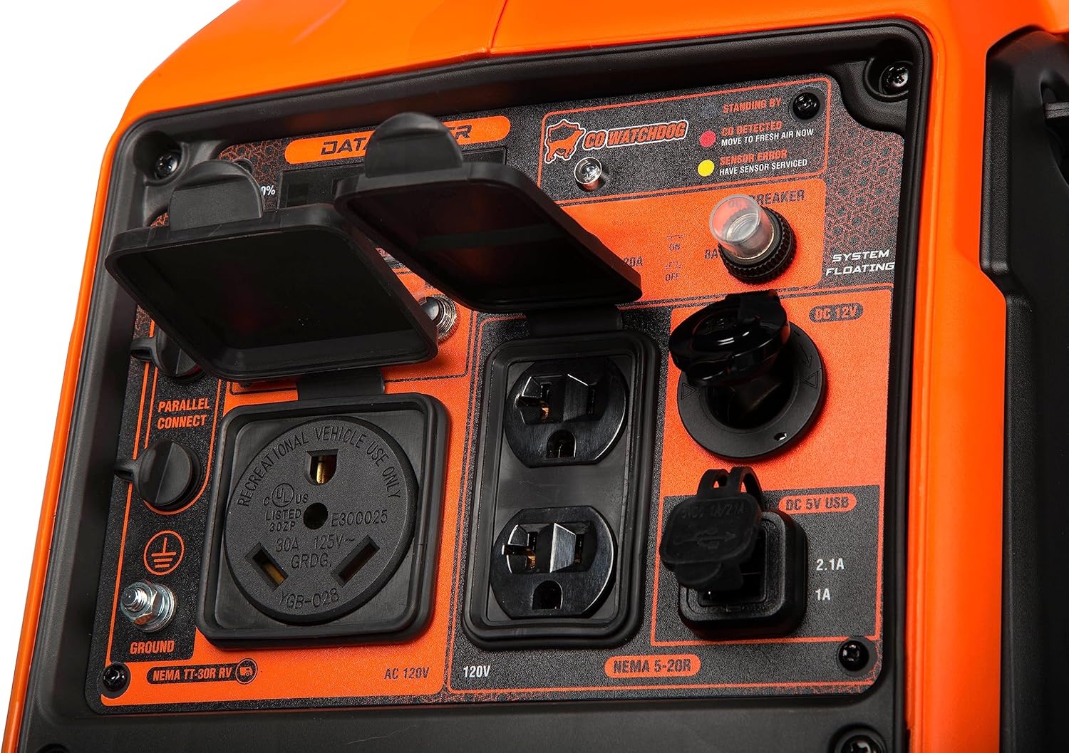 WEN Quiet and Lightweight 3600-Watt Dual Fuel RV-Ready Portable Inverter Generator with Fuel Shut Off and CO Watchdog (DF360iX)