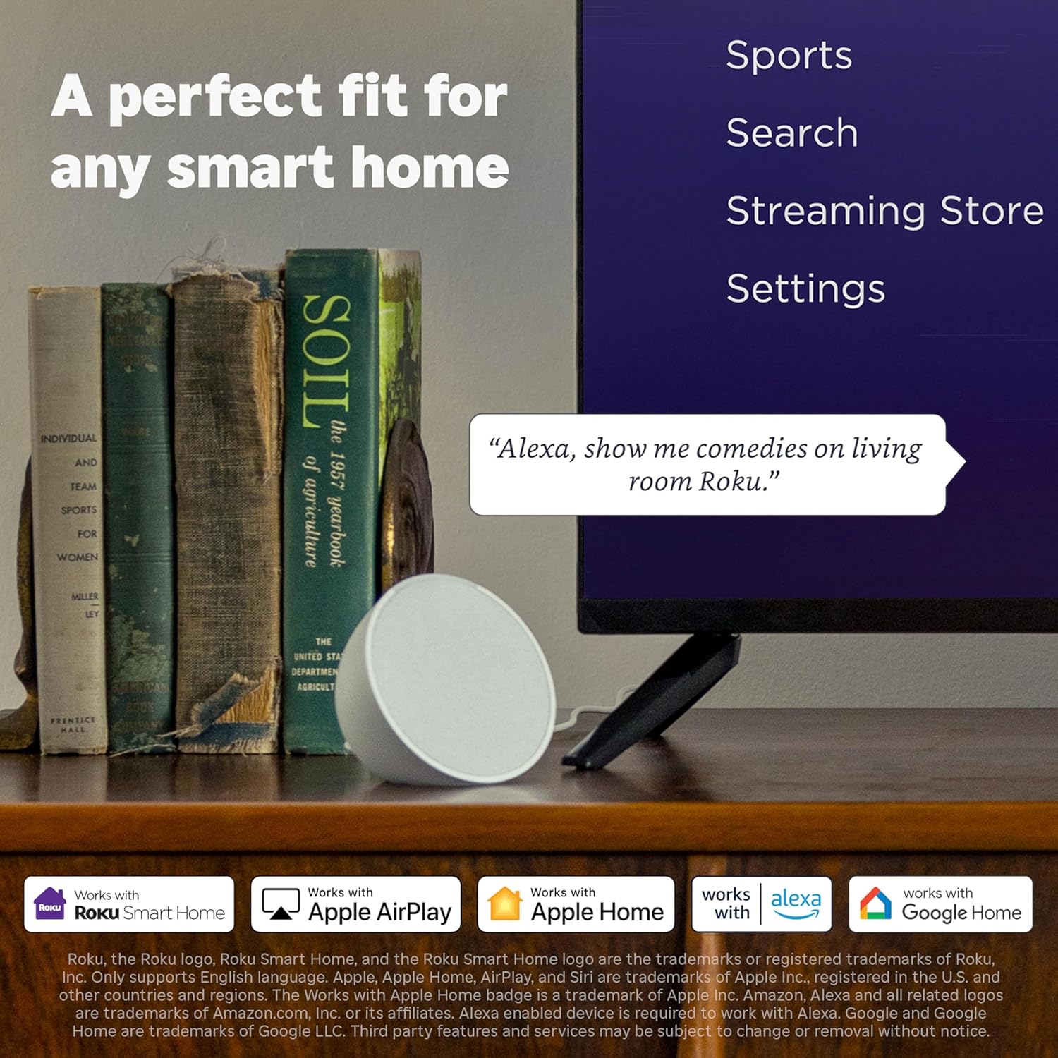 Roku Smart TV – 55-Inch Pro Series  Mini-LED TV – RokuTV with Backlit Voice Remote Pro – Flat Screen 4K QLED Television with 120Hz Refresh Rate & Dolby Vision IQ  Live News  Sports  Entertainment
