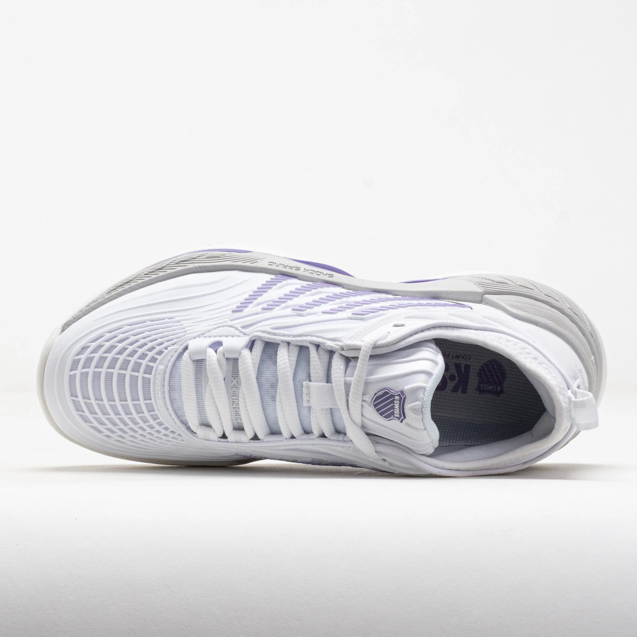K-Swiss Hypercourt Supreme 2 Clay Women's White/Lunar Rock/Purple Haze