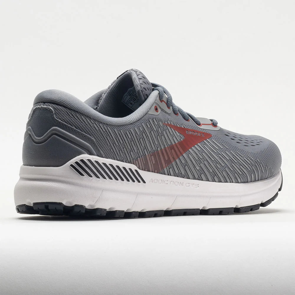 Brooks Addiction GTS 15 Men's Grey/Ebony/Chili Oil