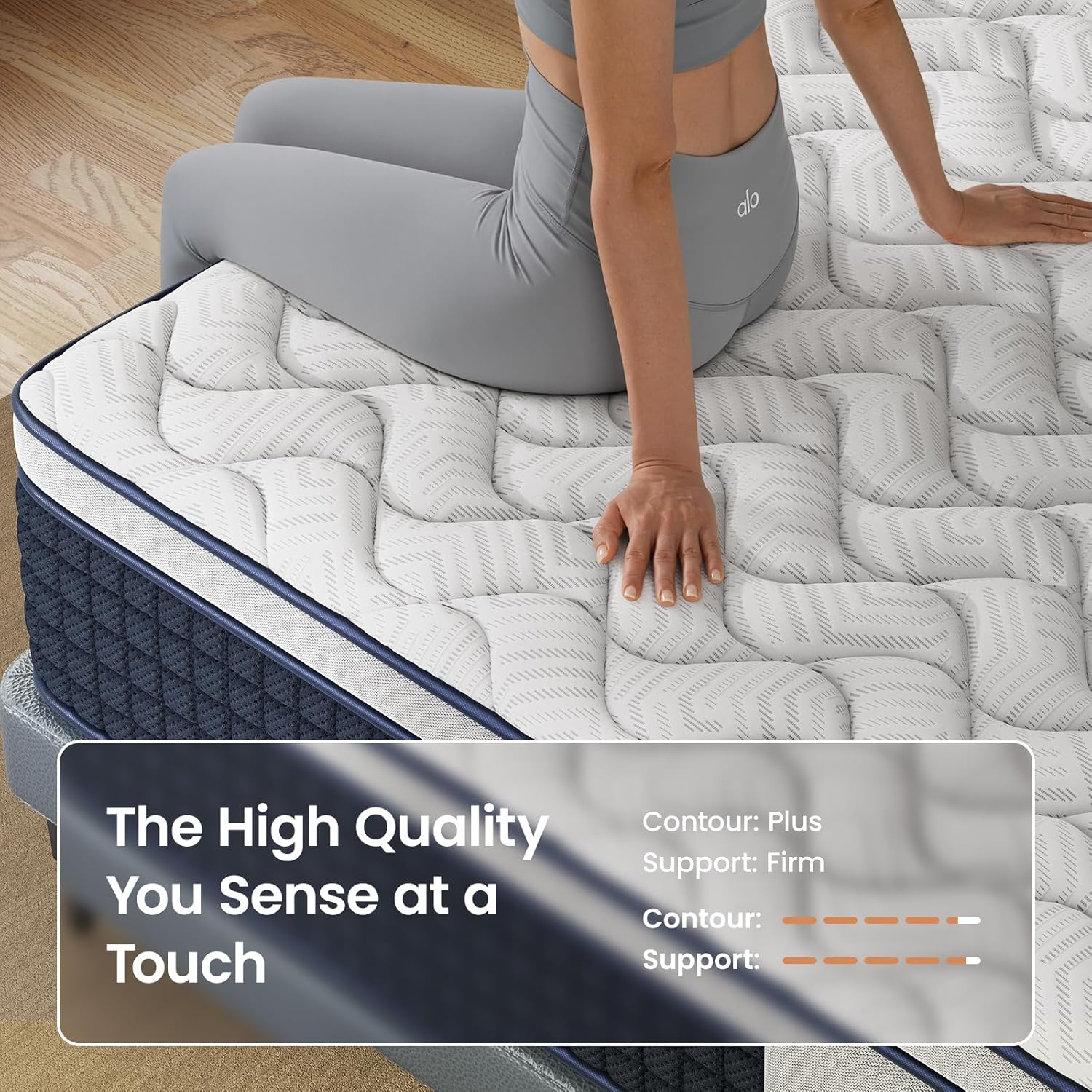 Extra Firm Queen Mattress 14 Inch, Deep Sleep Hybrid Mattress for Lumbar Support & Back Side Sleepers, Pain Relief Mattresses in a Box with Pocket Springs & Cooling Gel - 365-Night Trial, CertiPUR-US