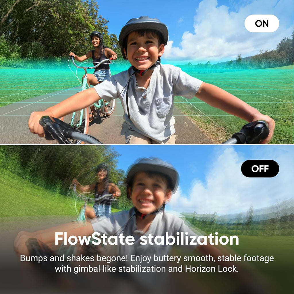 Insta360 GO 3S - 128 GB White 4K Tiny Portable Vlogging Camera  Hands-Free POVs  Mount Anywhere  Stabilization  140 Min Battery Life  10m Waterproof  Apple Find My  Pet POV