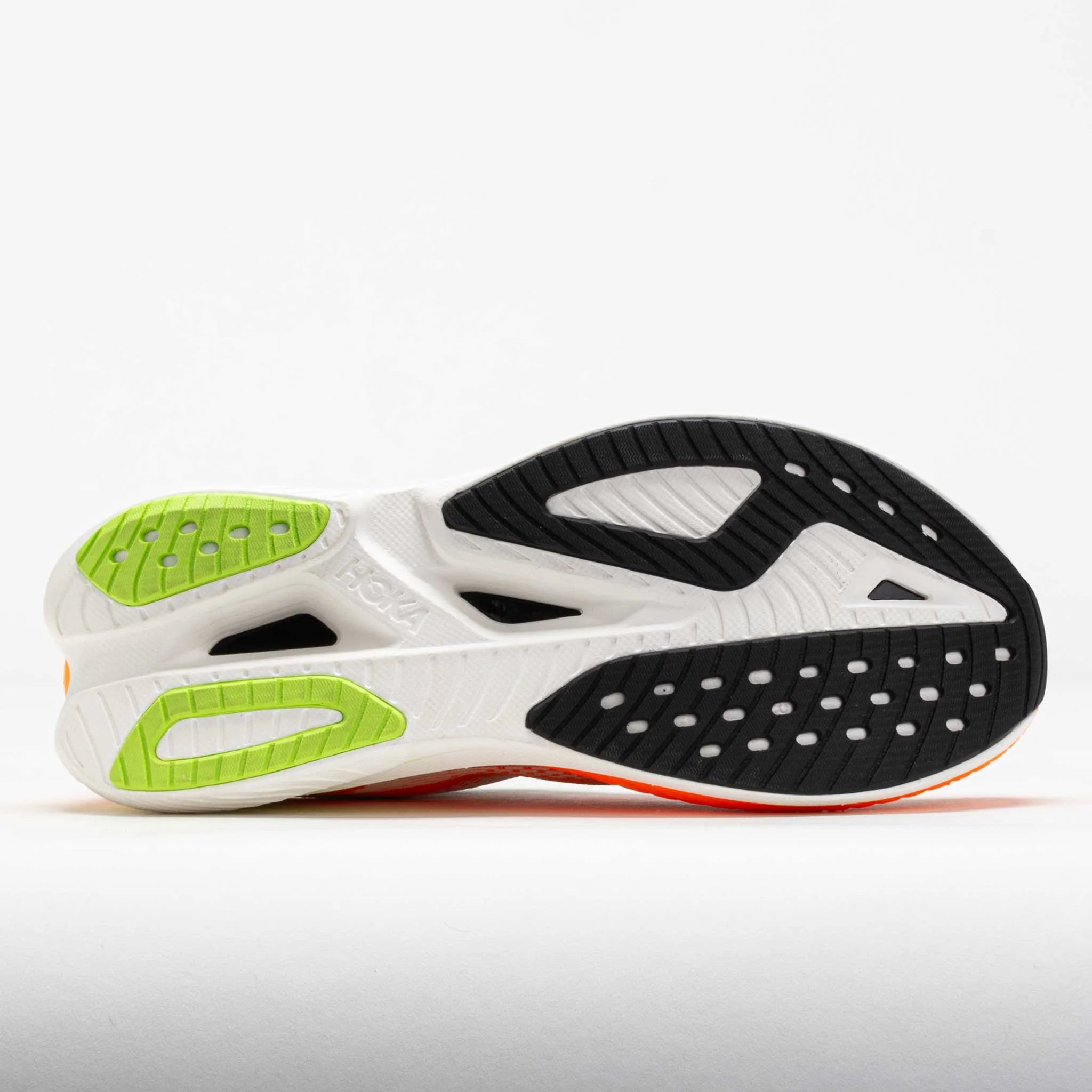 HOKA Mach X 3 Men's White/Neon Tangerine