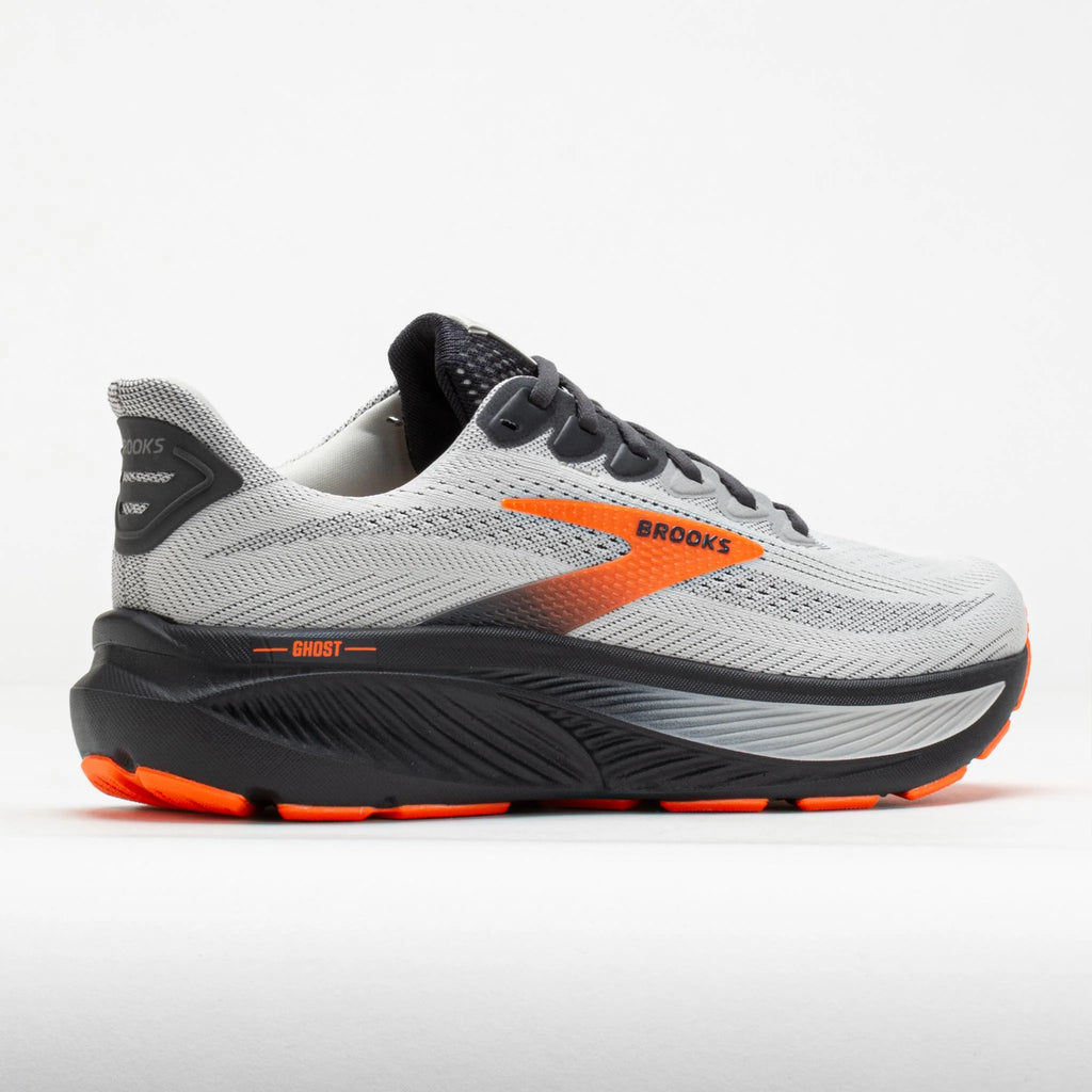 Brooks Ghost 17 Men's Oyster Mushroom/Orange/Ebony