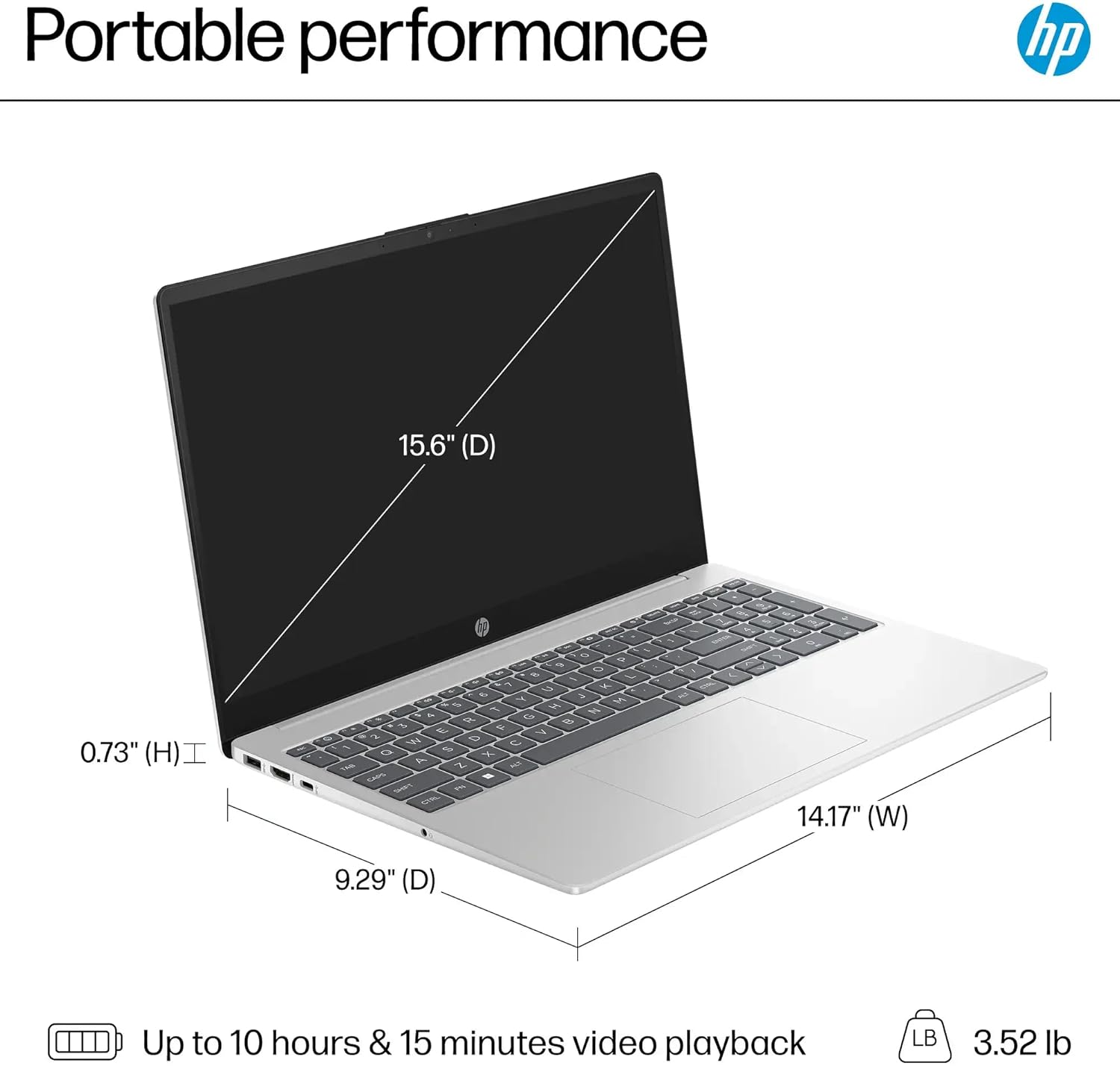 HP 15.6" Touchscreen Business Laptop  32GB RAM 1.5TB Storage (1TB SSD+512GB Docking Station Set)  6-Cores Intel Core i3  Windows 11  PLUSERA Earphones  Silver