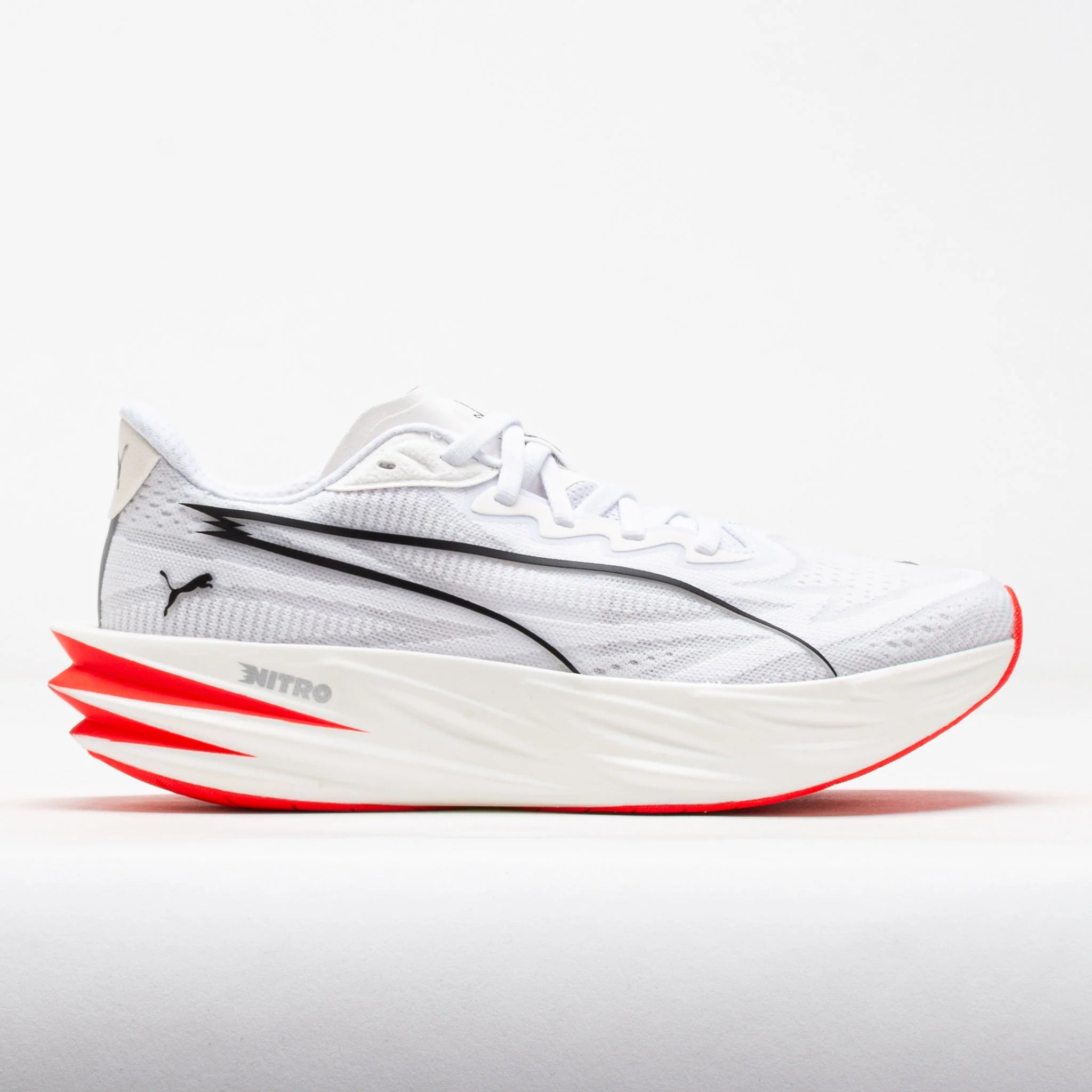 Puma Deviate Pure NITRO Women's White/Ultra Red/Silver