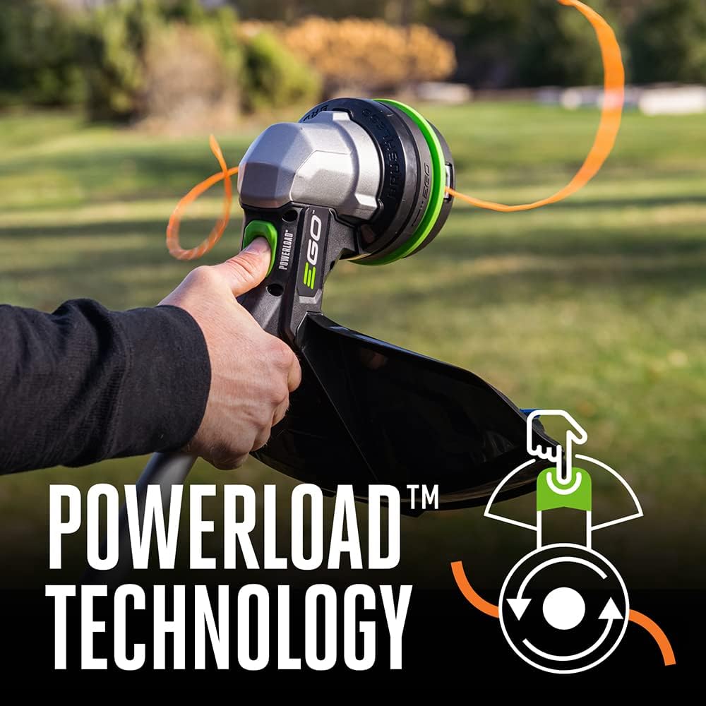 EGO POWER+ Combo  Cordless Trimmer and Blower  15" Trimmer for Weeds and Grass with POWERLOAD and Cordless Electric 670 CFM Blower  Includes 56V 4.0Ah Battery and Charger - ST6703LB