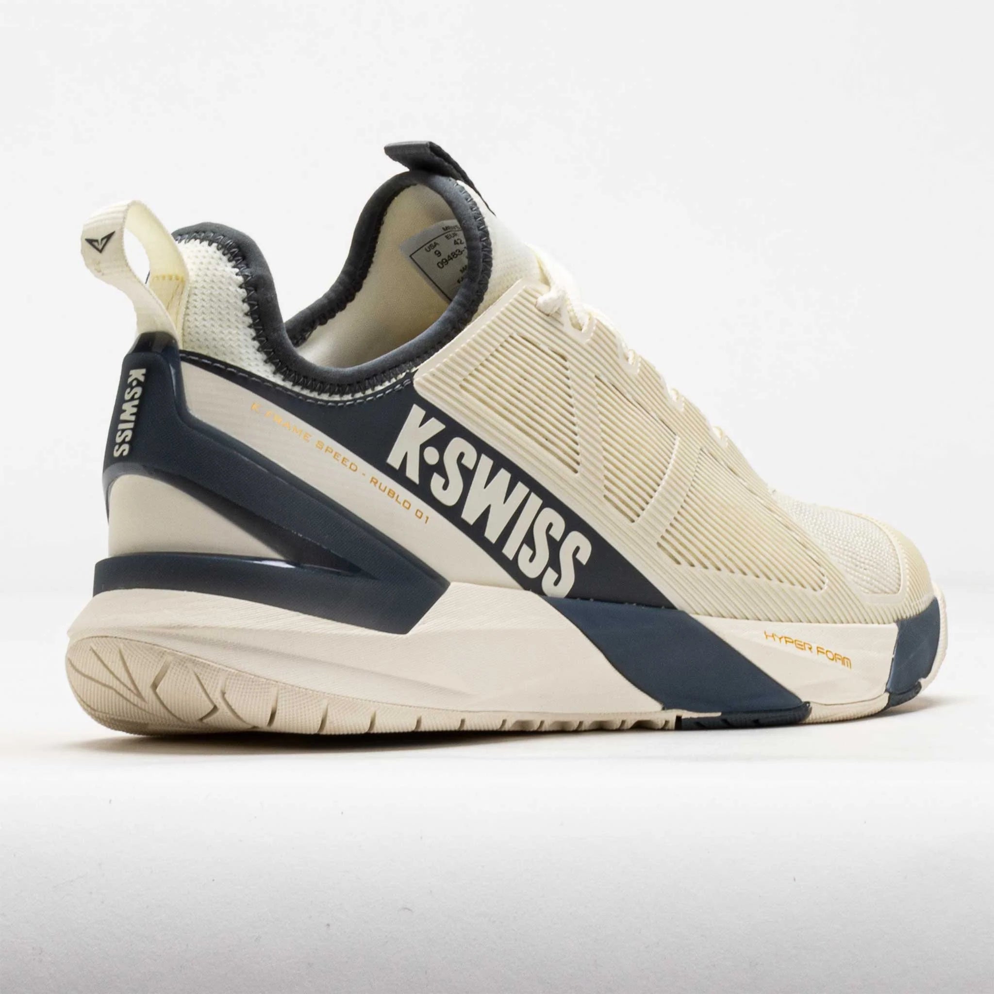 K-Swiss K-Frame Speed Rublo Men's Egret/Turbulence