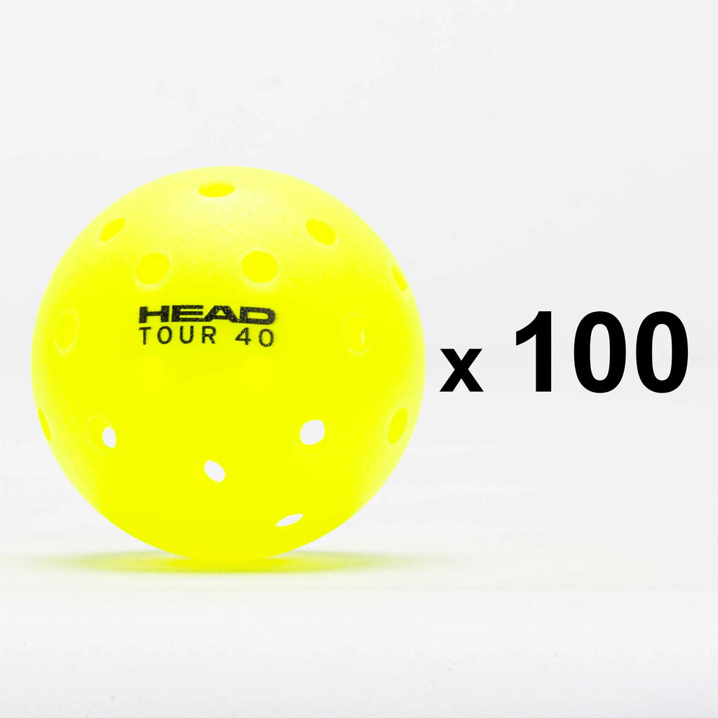 HEAD Tour 40 Outdoor Pickleball 100 Pack