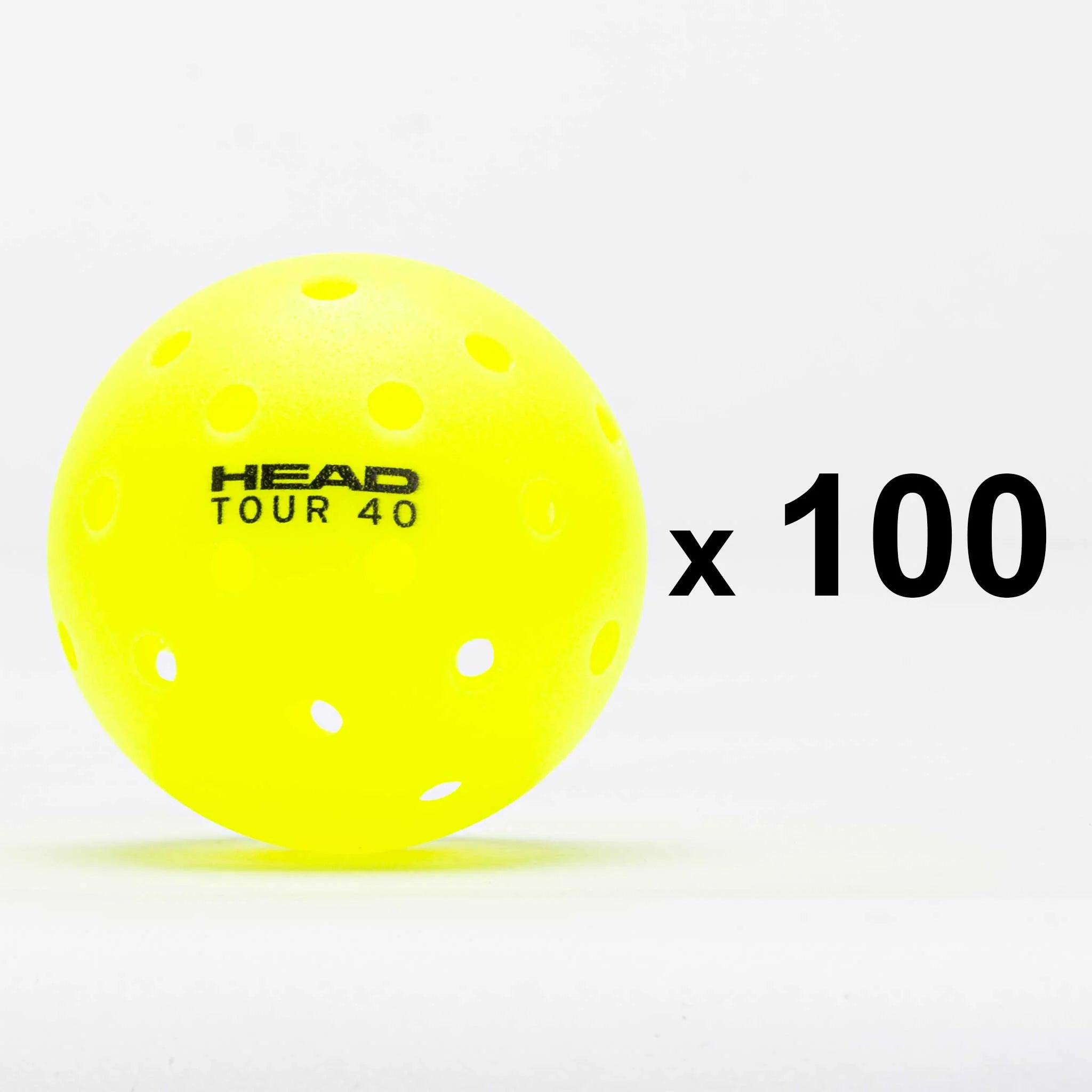 HEAD Tour 40 Outdoor Pickleball 100 Pack
