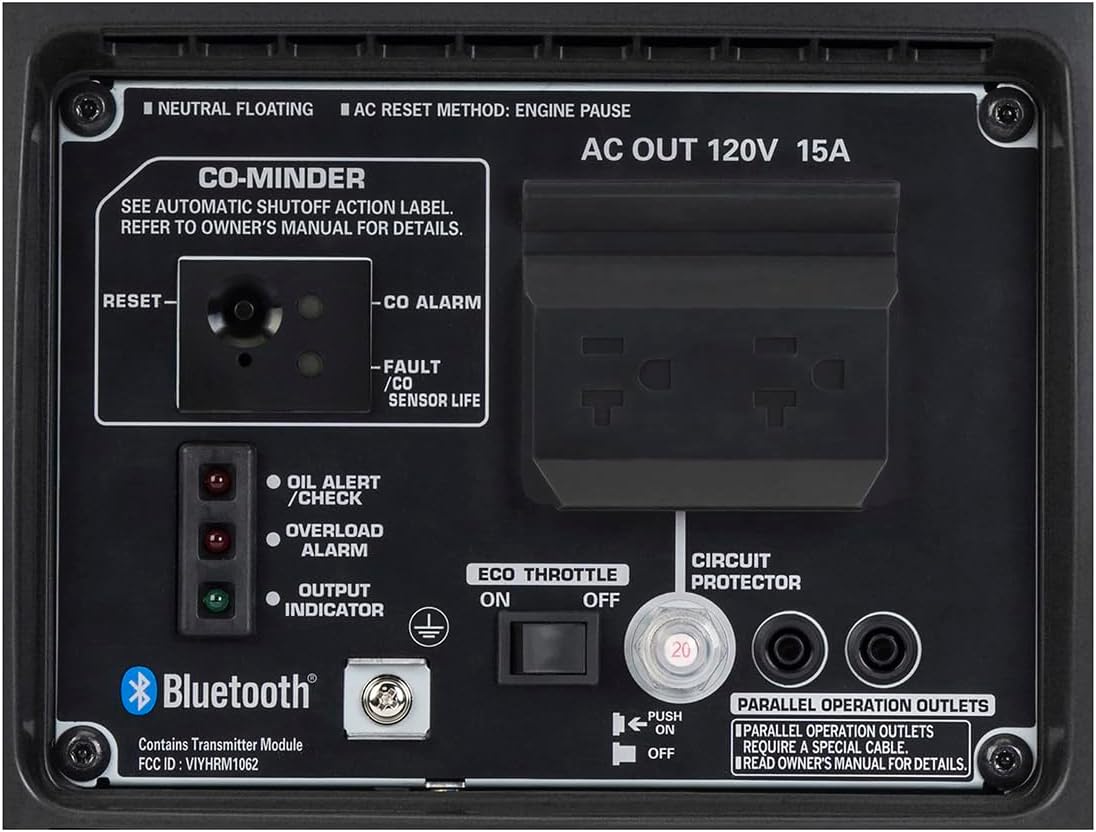 Honda 664240 EU2200i 2200 Watt Portable Inverter Generator with Co-Minder