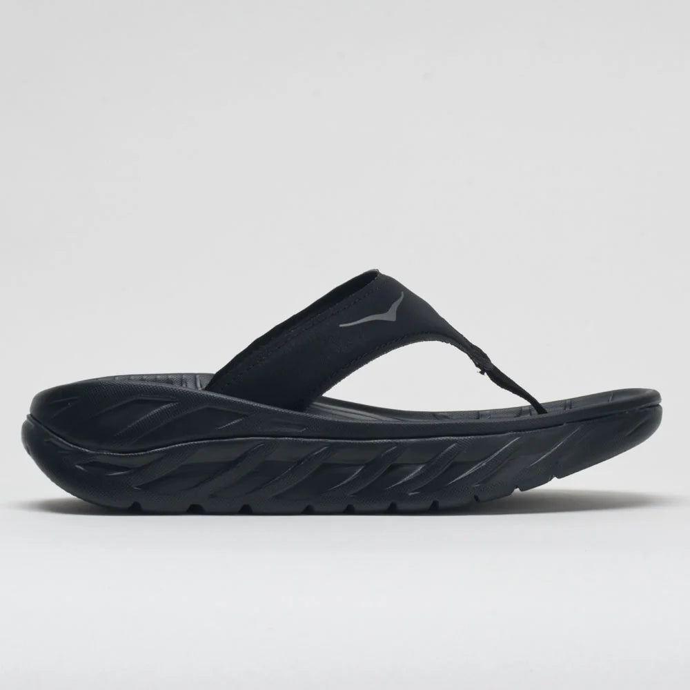 HOKA ORA Recovery Flip Women's Black/Dark Gull Gray