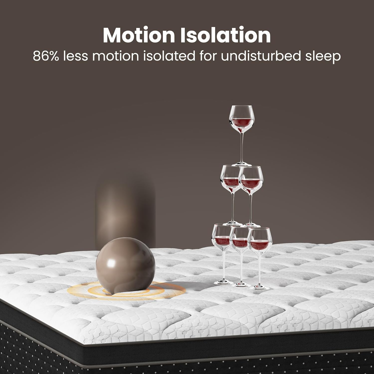 14 Inch Extra Firm King Mattress, Hybrid Mattresses Hotel Collection with Extra Back & Hip Support, Deep Sleep & Zoned Support, Fiberglass-Free and CertiPUR-US Certified, 365-Night Trial