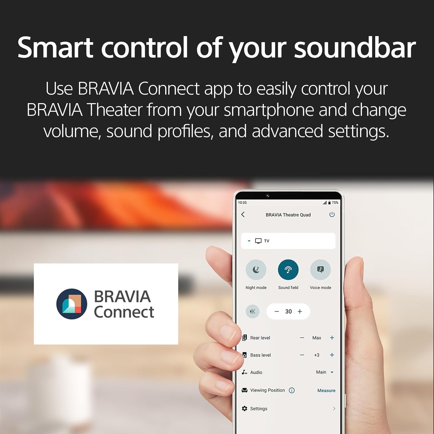 Sony BRAVIA 2 II 55-Inch 4K Ultra HD Smart TV (K-55S20M2  2025) & BRAVIA Theater Bar 6 3.1.2ch Sound Bar with Wireless Subwoofer Bundle