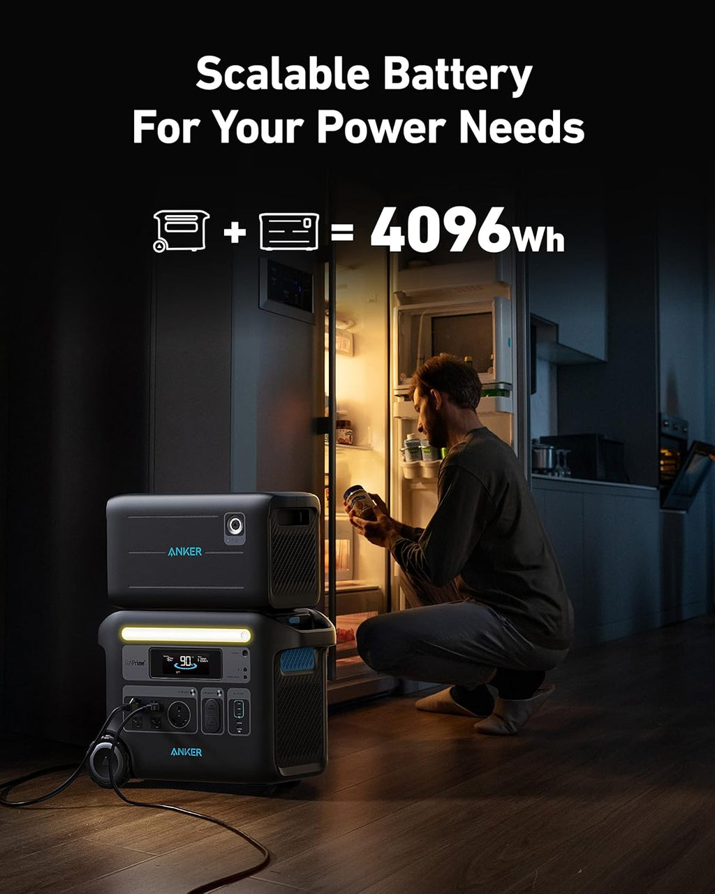 Anker SOLIX F2000 Portable Power Station  PowerHouse 767  2400W Solar Generator  GaNPrime Battery Generators for Home Use  LiFePO4 Power Station for Outdoor Camping  and RVs (Solar Panel Optional)