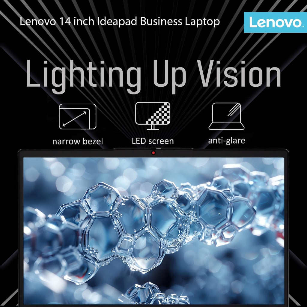 Lenovo IdeaPad Laptop with Microsoft Office  Intel High Performance CPU  12GB Memory  1.2TB(1TB Cloud & 256GB SSD)  11 Hour Battery  SD-Card Reader  USB-C &Webcam  WOWPC Recovery USB  Windows 11