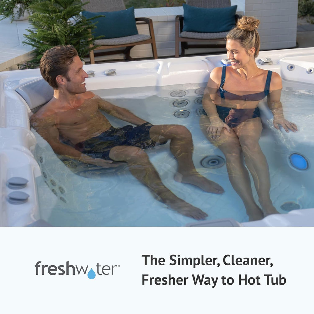 FreshWater Salt System Cartridge - Water Treatment Replacement Cartridge for Spas & Hot Tubs - Easy Maintenance - Supports Natural-Feeling Water to Help Prevent Dry Eyes & Itchy Skin (3 Pack)