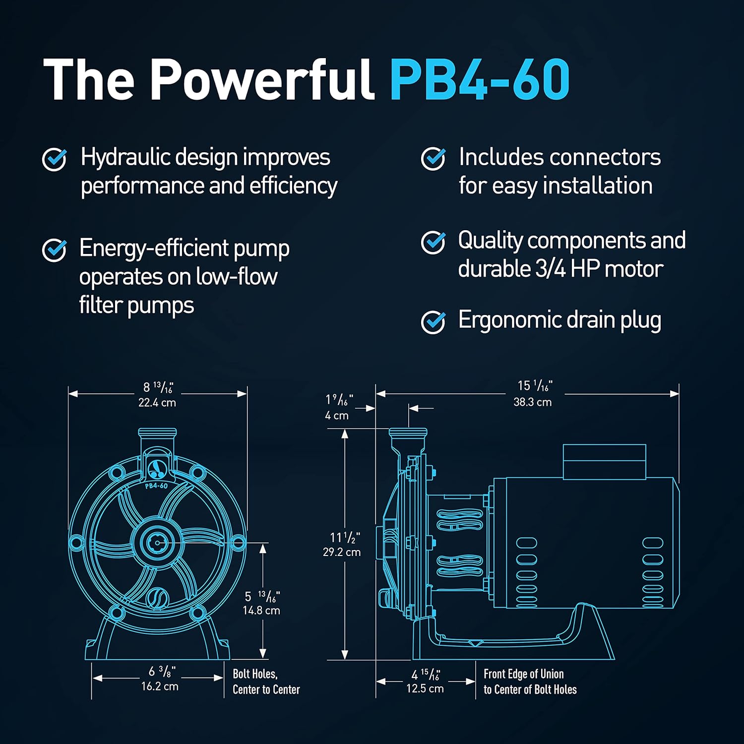 Polaris PB4-60 Booster Pump with 60-Hertz Motor