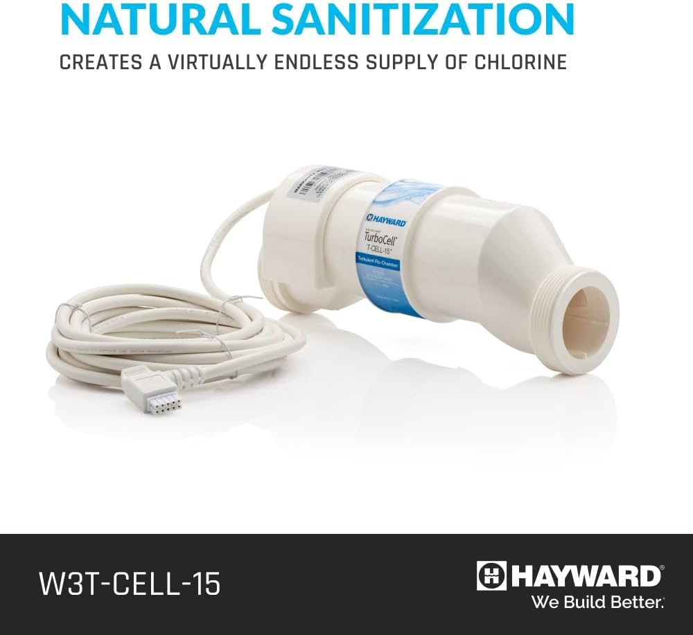 Hayward W3T-CELL-15 TurboCell Salt Chlorination Cell for In-Ground Swimming Pools up to 40 000 Gallons