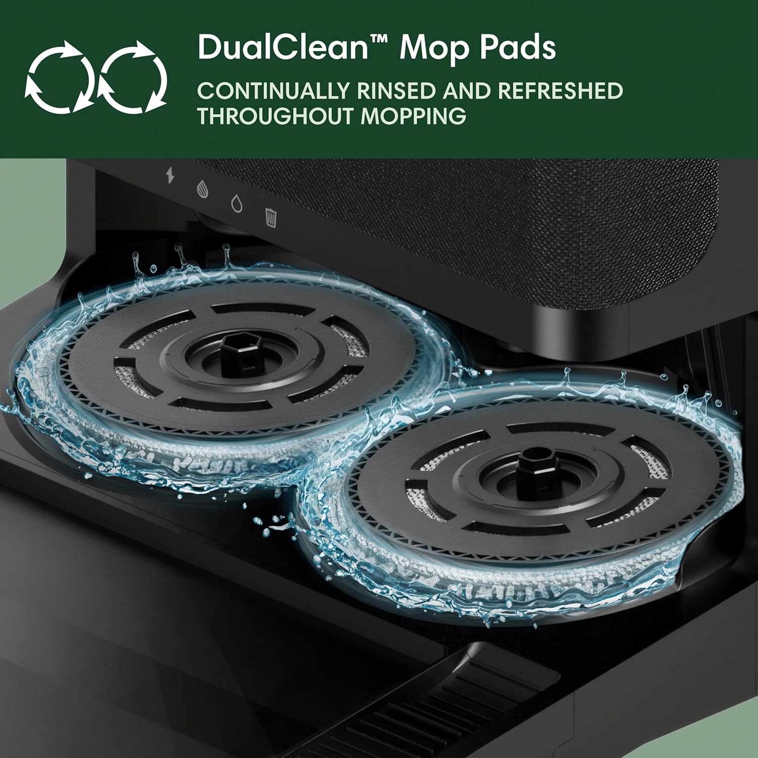 iRobot Roomba Plus 405 (G185) Combo Robot Vacuum & Mop with AutoWash Dock - Spinning Mop Pads, Self-Empties, Pad Washing & Drying, Self-Cleaning, Pad-Lift, LiDAR Navigation