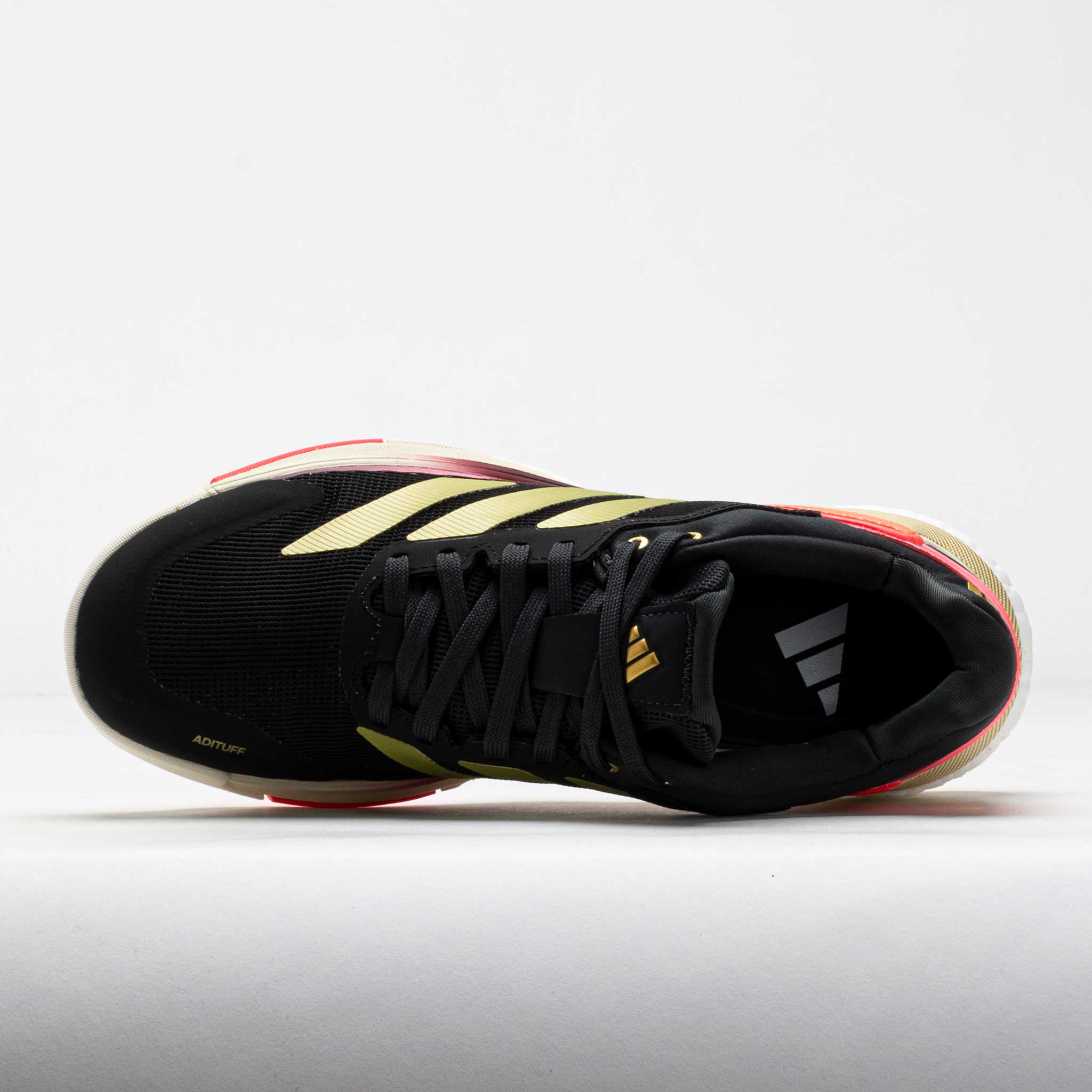 adidas CrazyQuick Boost Padel Men's Black/Gold Metallic/Solar Turbo