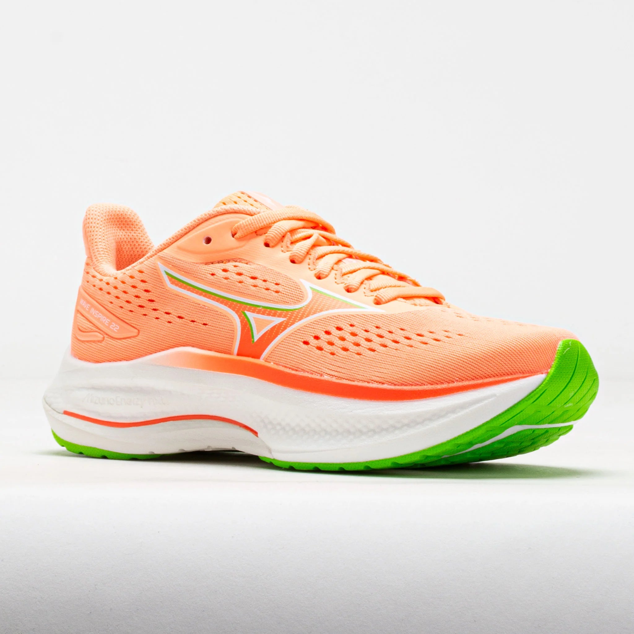 Mizuno Wave Inspire 22 Women's Flamingo Coral/Jasmine Green