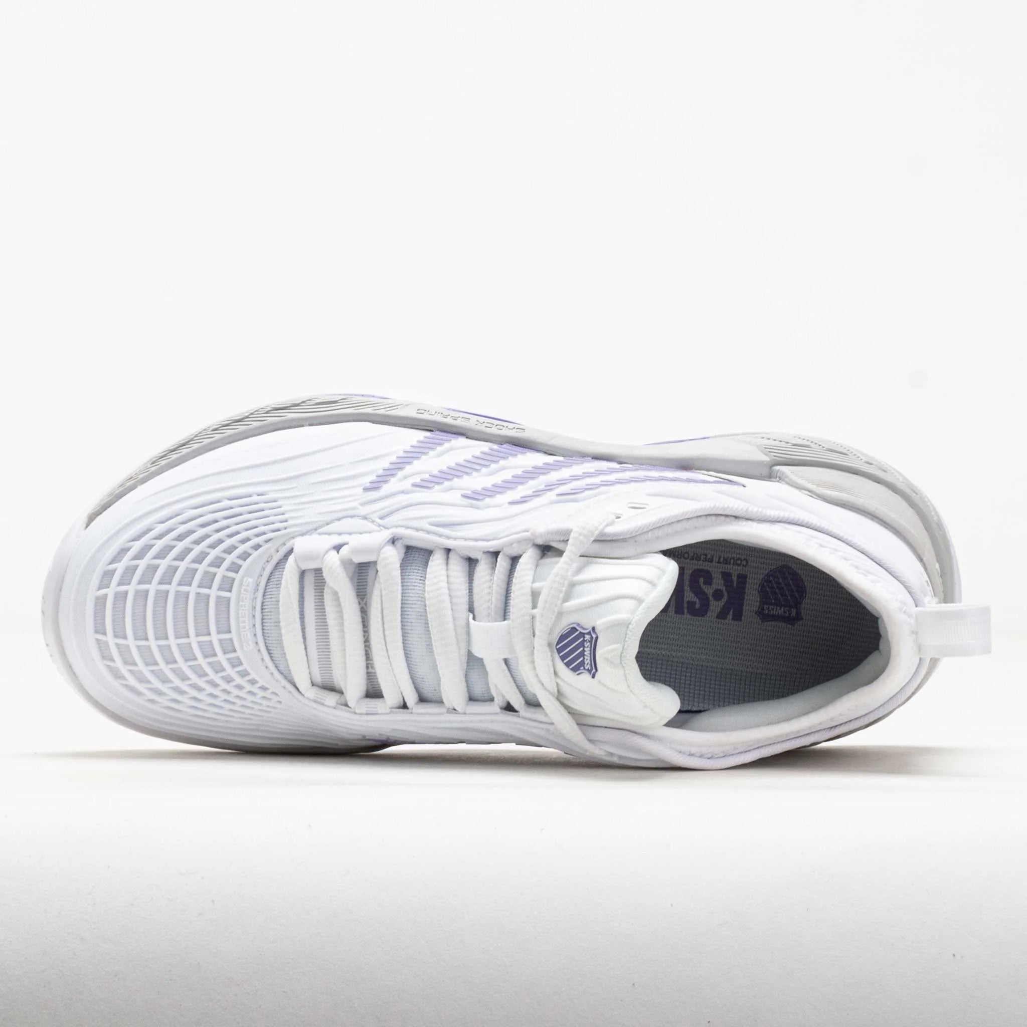 K-Swiss Hypercourt Supreme 2 Women's White/Lunar Rock/Purple Haze