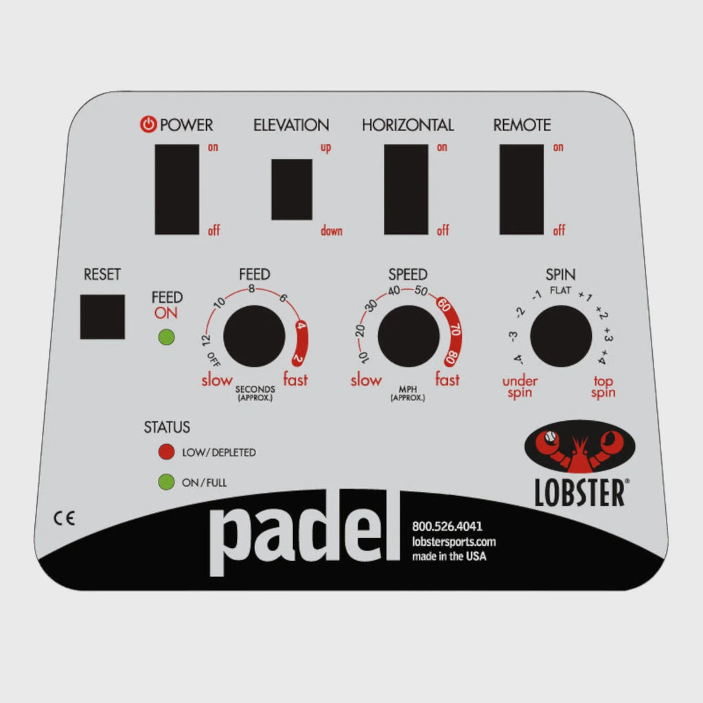 Lobster Padel Machine 2-Funtion Remote