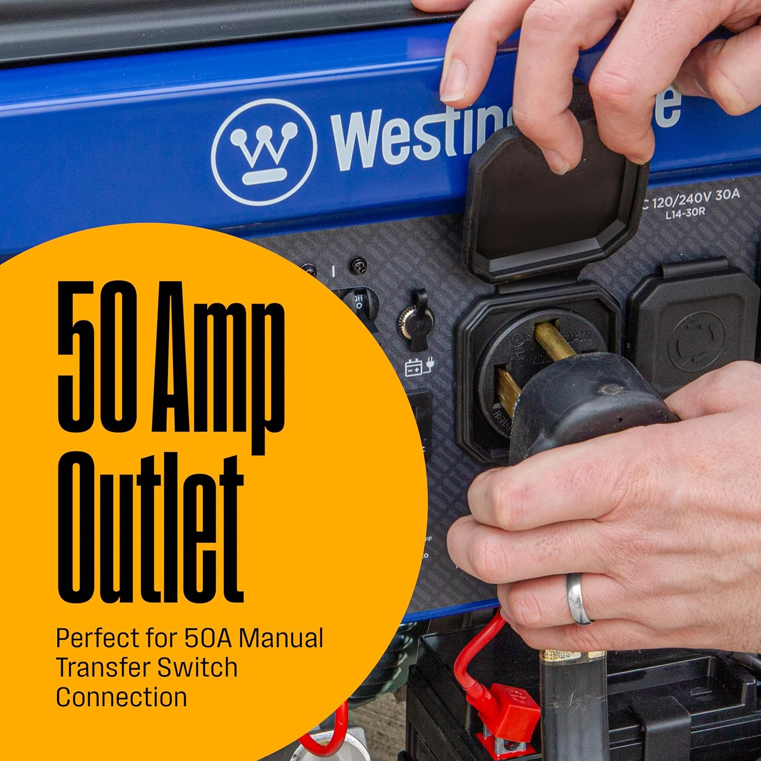 Westinghouse 12500 Watt Dual Fuel Home Backup Portable Generator  Remote Electric Start  Transfer Switch Ready  Gas and Propane Powered