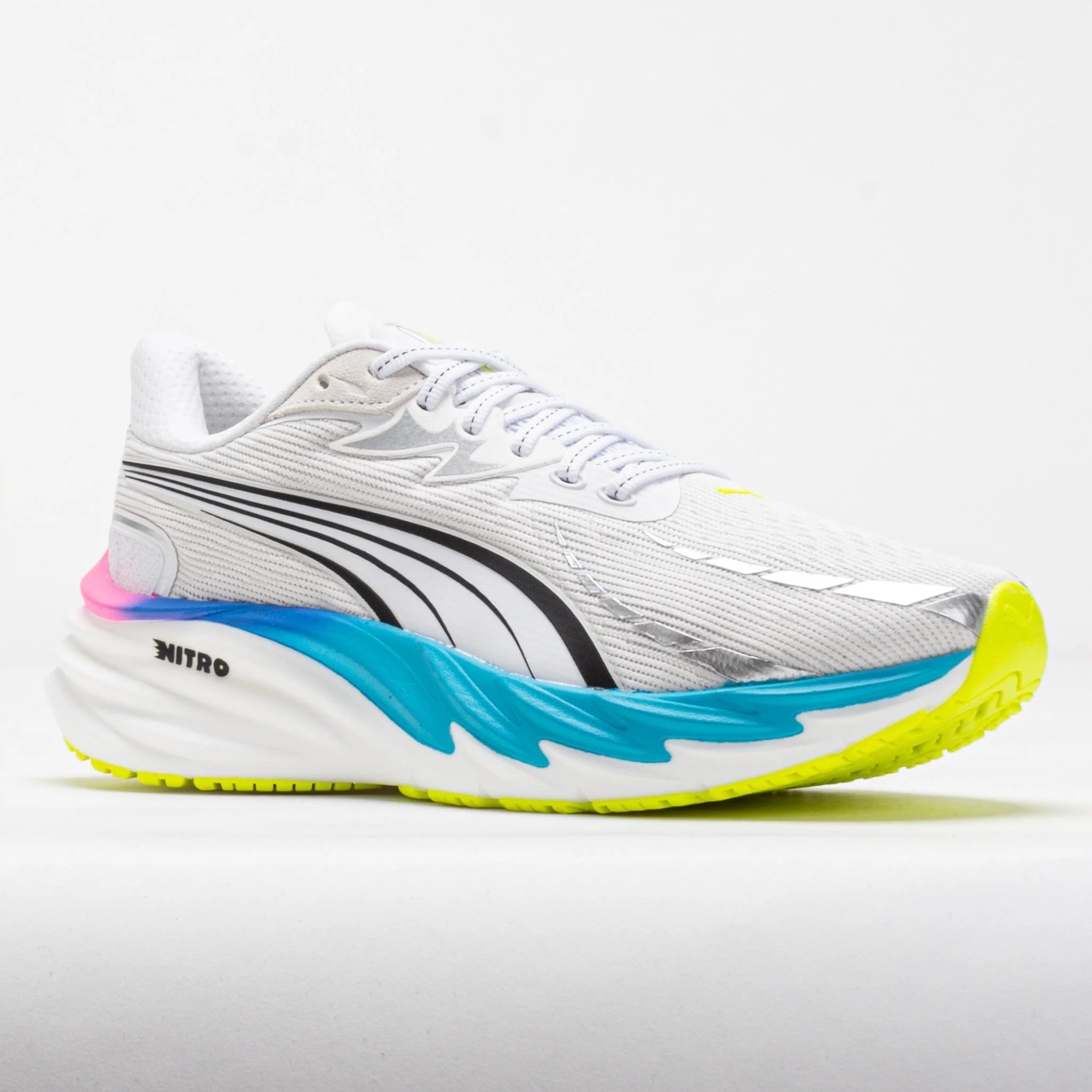 Puma Velocity NITRO 4 Men's White/Ultra Blue/Poison Pink