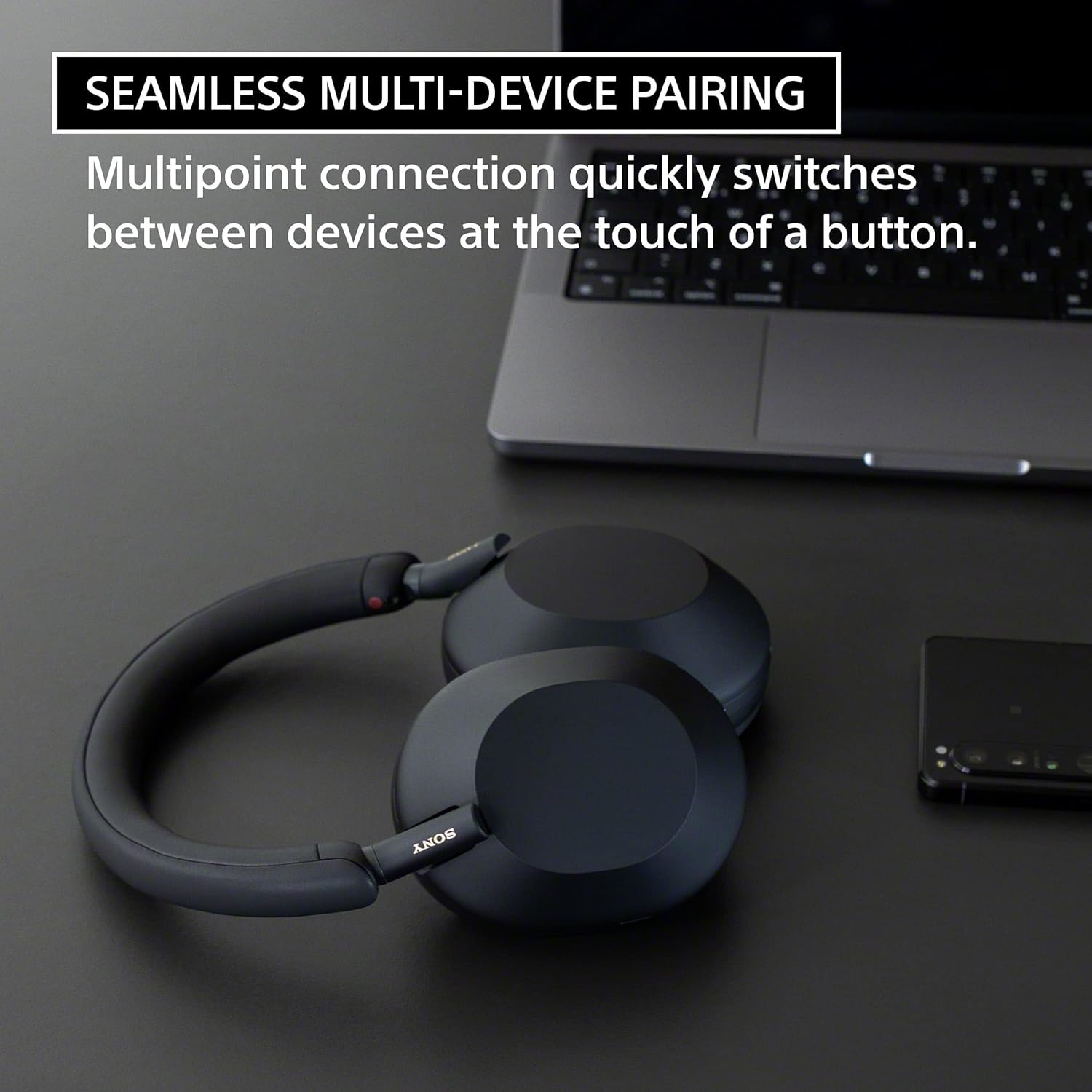 Sony WH-1000XM5 Premium Noise Canceling Headphones (Silver) with Free WF-C700N Truly Wireless Noise Canceling Earbuds (Black)