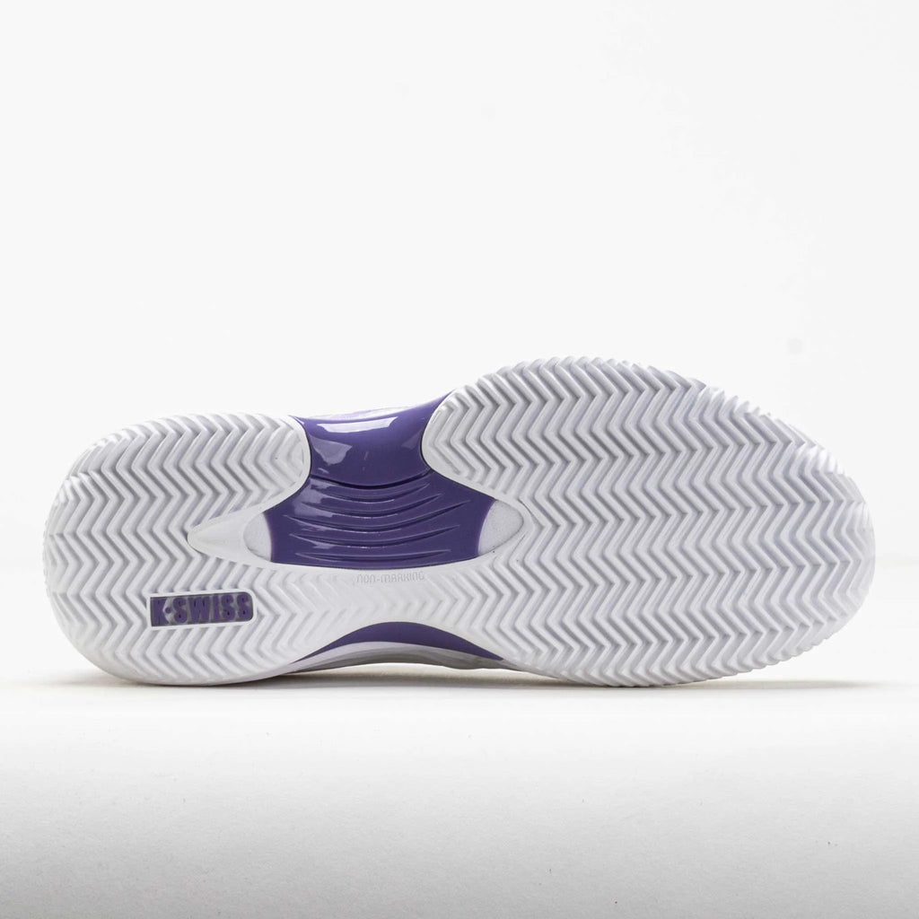 K-Swiss Hypercourt Express 3 Clay Women's White/Purple Haze/Lunar Rock