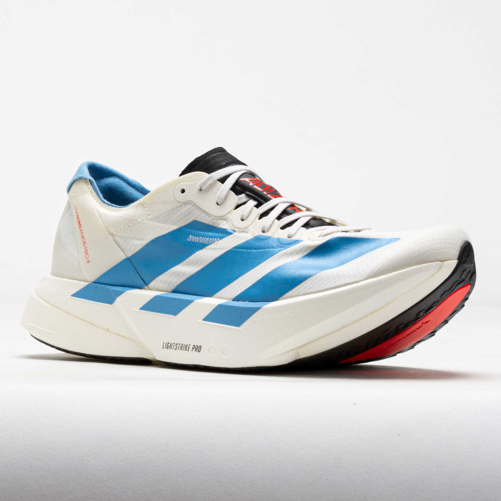 adidas Adizero Adios Pro 4 Men's Off White/Light Blue/Bright Red