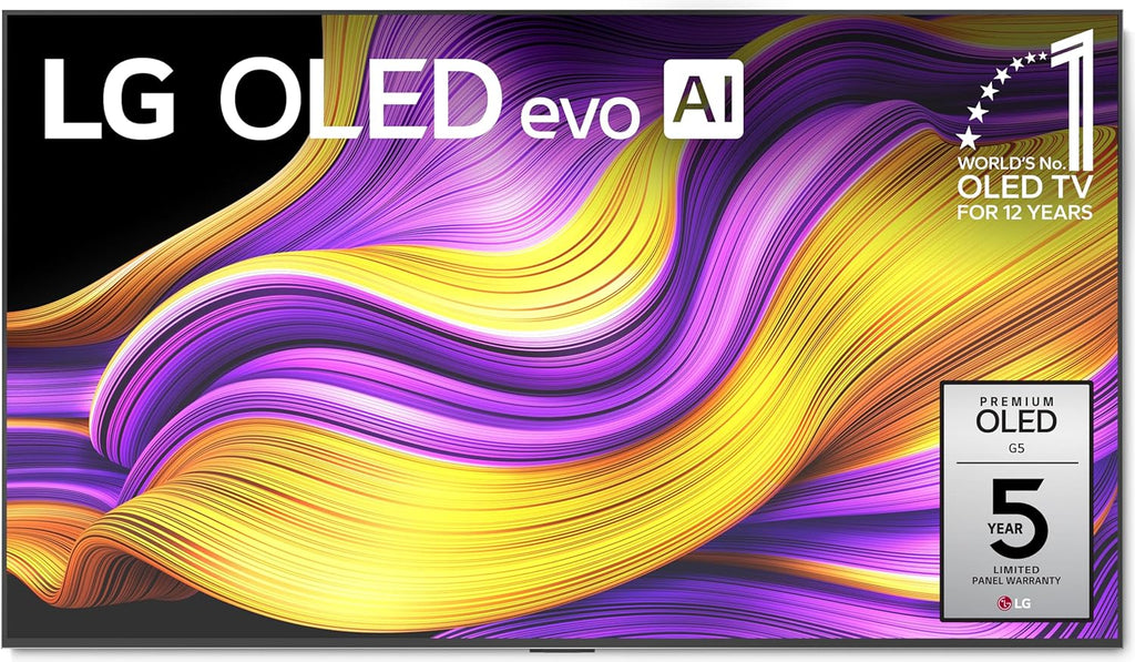 LG 65-Inch Class OLED evo AI Super Upscaling 4K G5 Series Smart TV w/Dolby Atmos  Vision  HDR10  Filmmaker Mode  Wow Orchestra  Alexa Built-in (OLED65G5WUA  2025)
