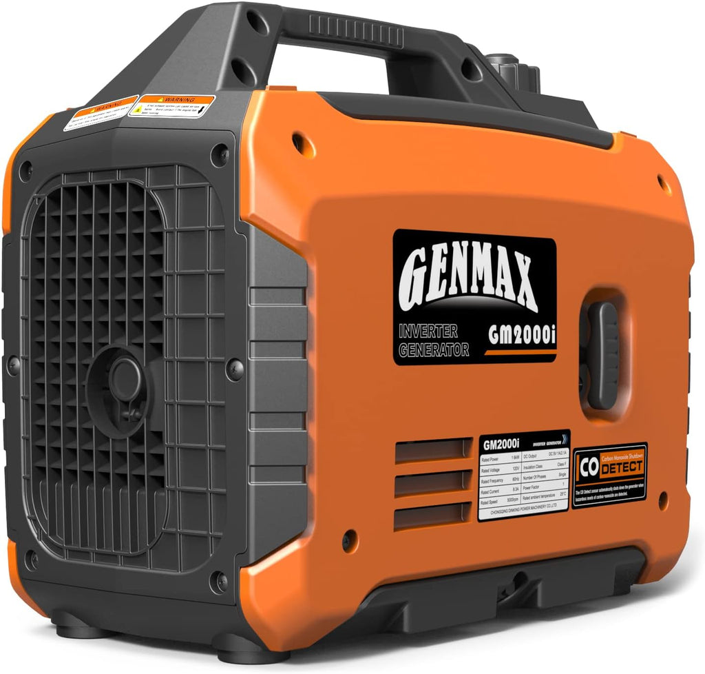 GENMAX Generator .EPA Compliant  Eco-Mode Feature  Ultra Lightweight for Backup Home Use & Camping
