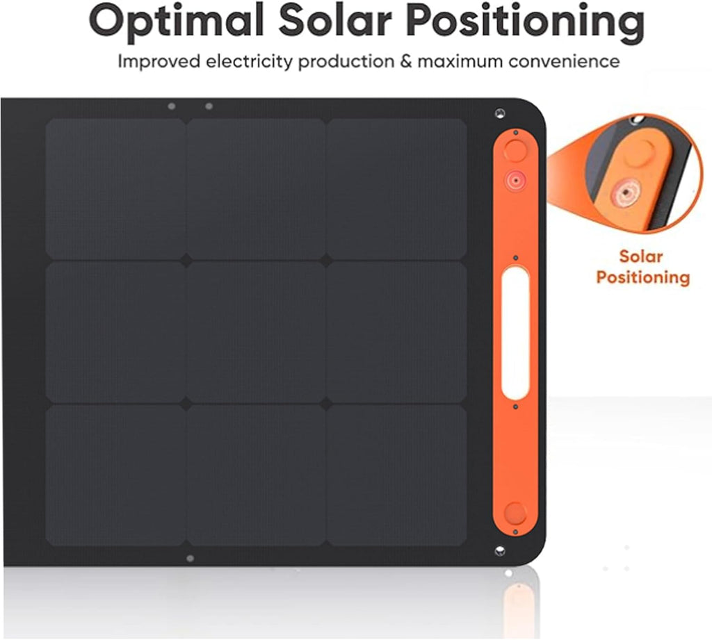 Jackery SolarSaga 200W Portable Solar Panel IP68 Foldable Bifacial Solar Panels Compatible with Jackery Explorer Power Station and Solar Generator for Rooftops Outdoor Camping Off-Grid and RVs