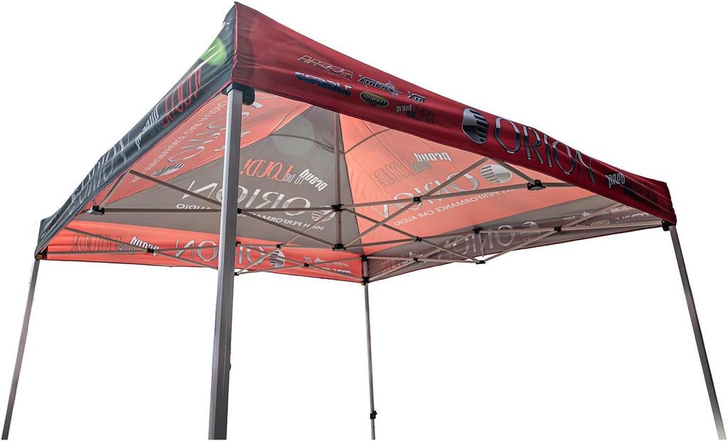 Orion Pop-Up Canopy Tent 10x10ft – Waterproof Shelter with UV Protection  Heavy-Duty Frame  Quick Setup for Camping  Beach  Festivals  and Tailgating  Ideal for Portable Shade and Weather Protection