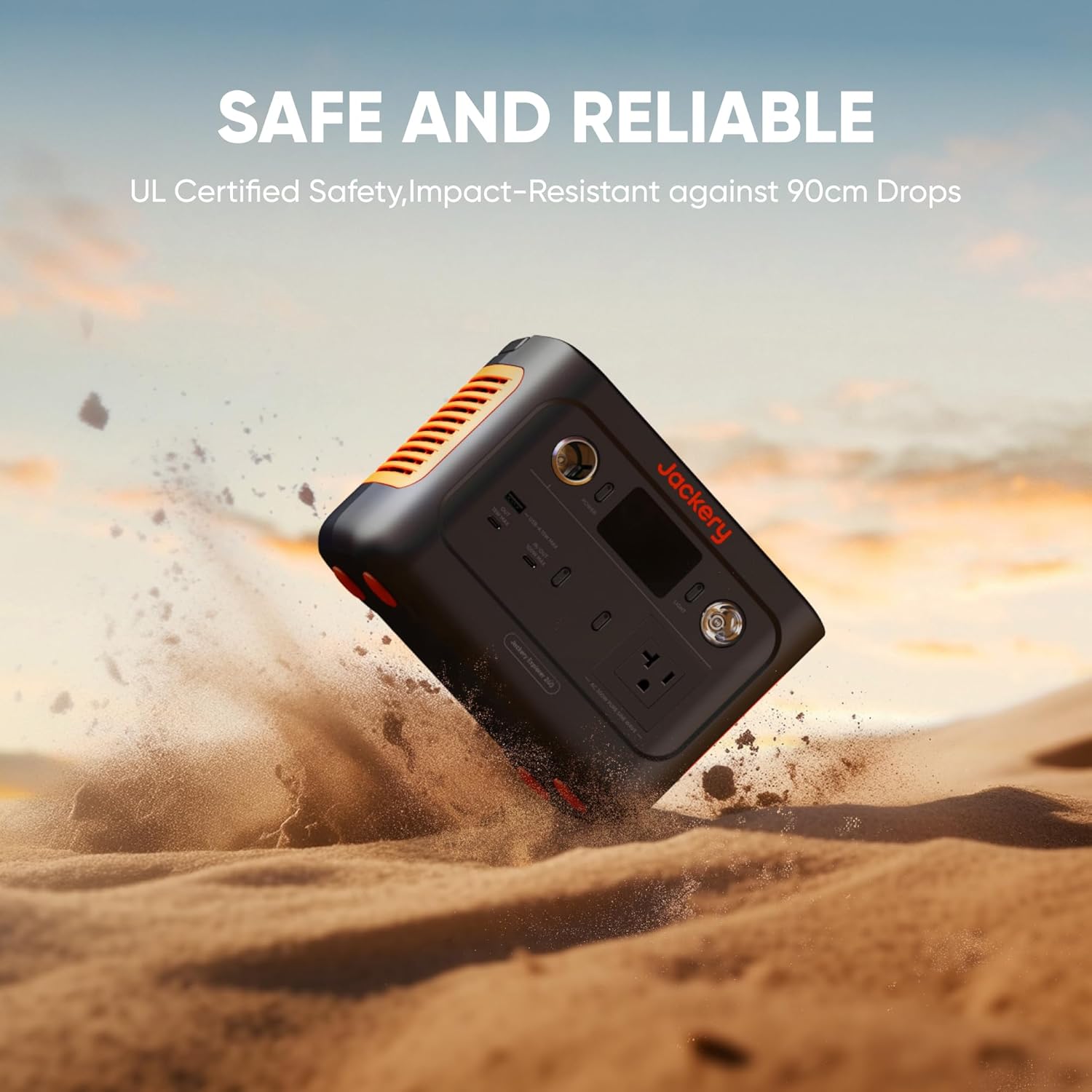 Jackery Solar Generator 240 v2 and 40W Mini Solar Panel  256Wh LiFePO4 Battery  300W AC & 100W USB-C Output  Ultra Fast Solar Charging for Outdoors  Camping  Travel & Emergencies