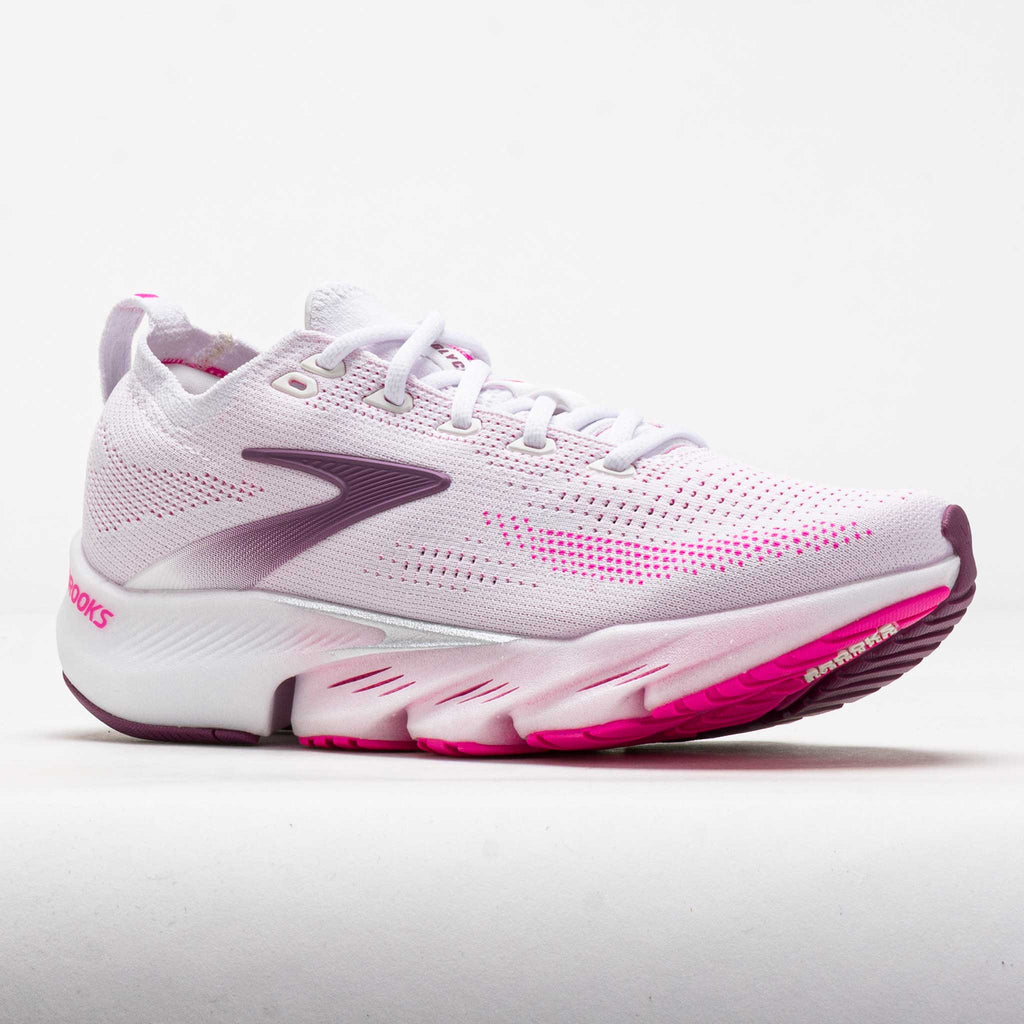Brooks Glycerin Flex Women's White/Cyber Pink/Argyle