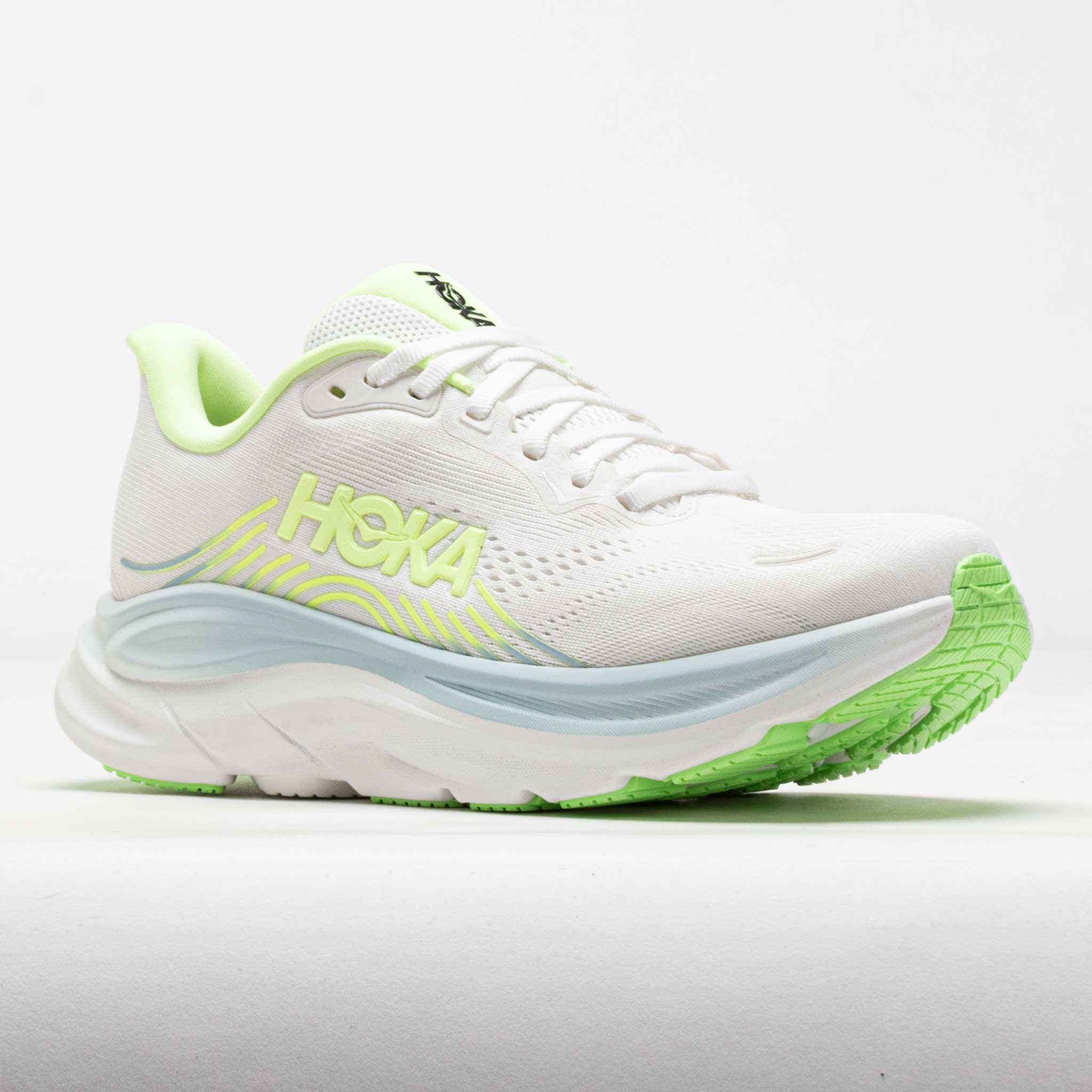 HOKA Clifton 11 Women's Frost/Neon Yuzu