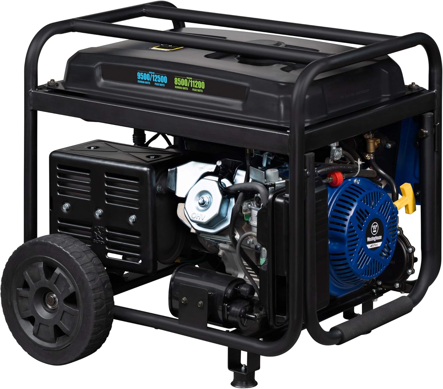 Westinghouse 12500 Watt Dual Fuel Home Backup Portable Generator  Remote Electric Start  Transfer Switch Ready  Gas and Propane Powered