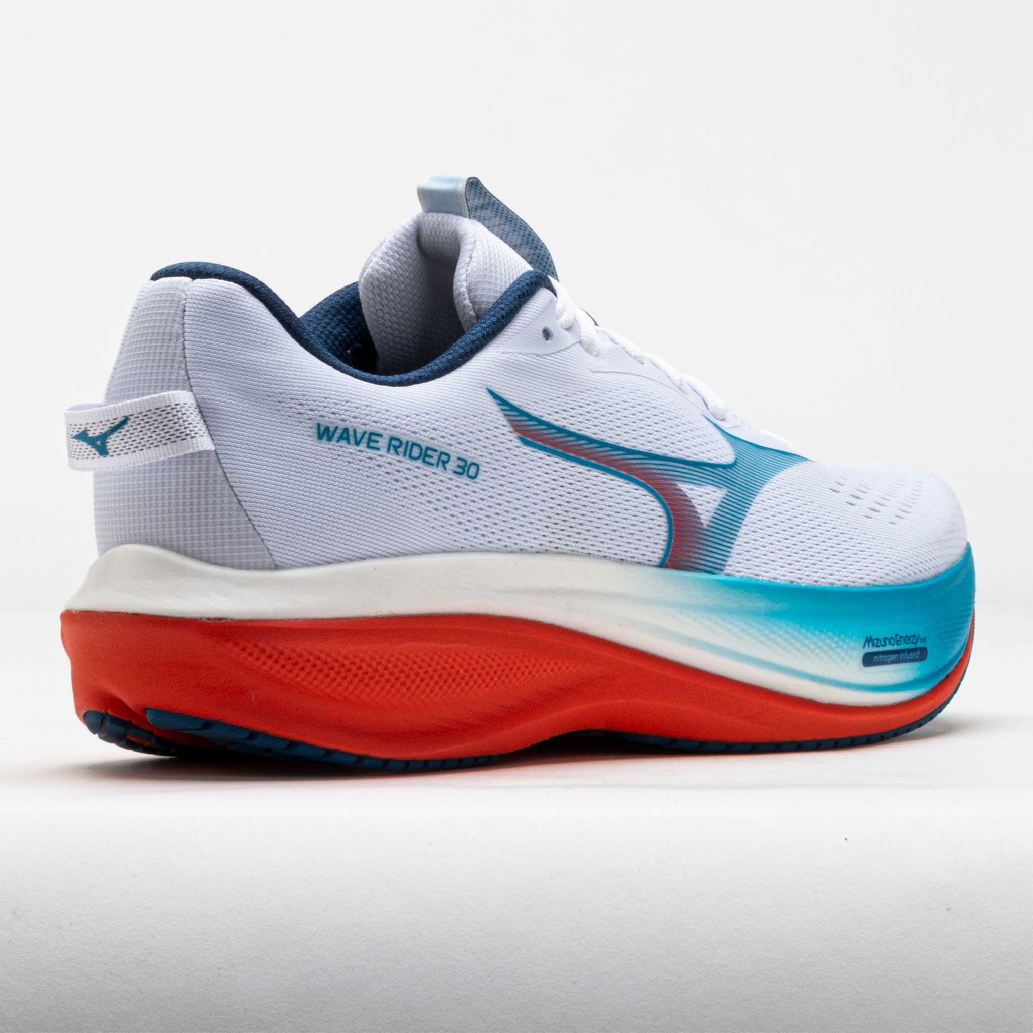Mizuno Wave Rider 30 Men's White/Blue Jewel